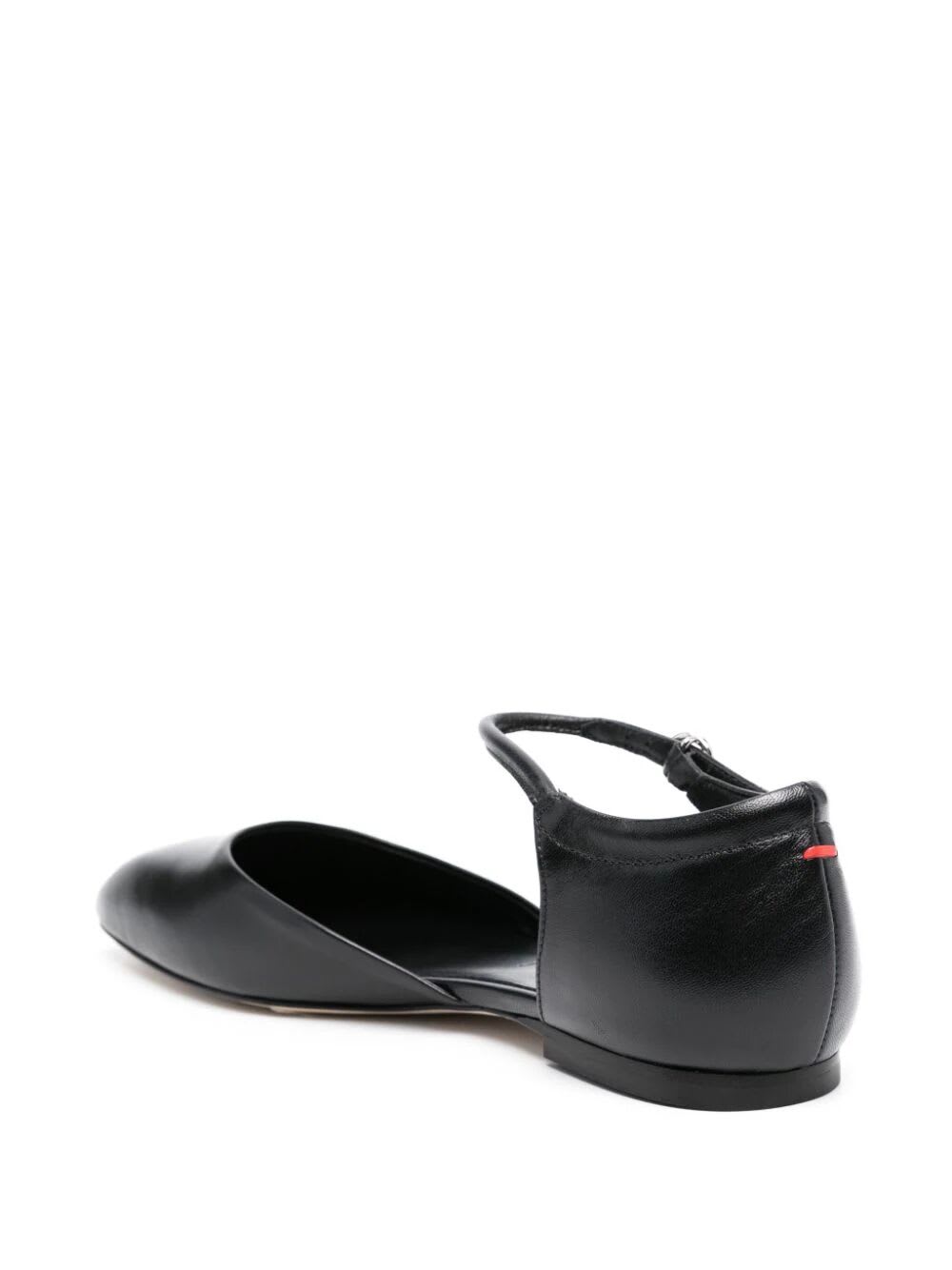Shop Aeyde Miri Nappa Leather Black Shoes