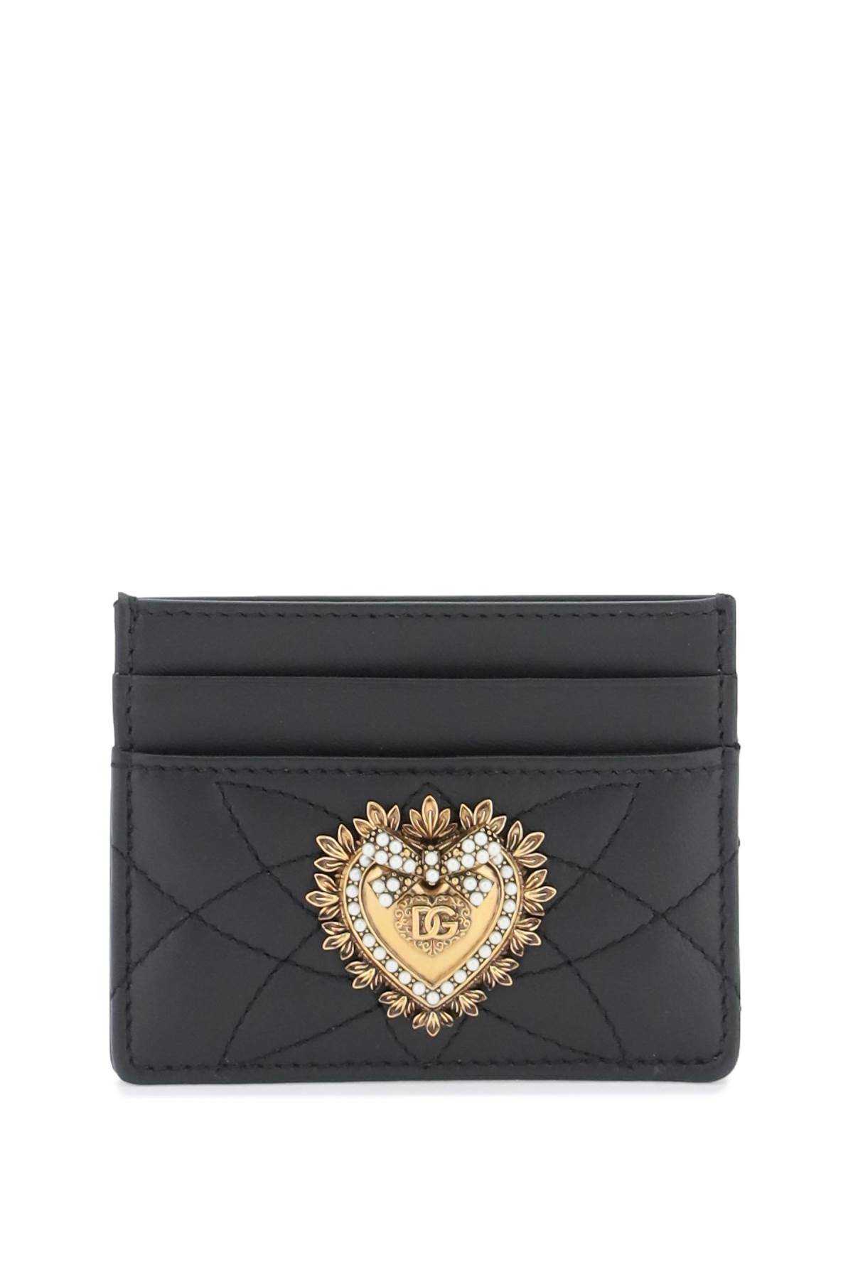 Dolce & Gabbana Devotion Cardholder In Nero (black)