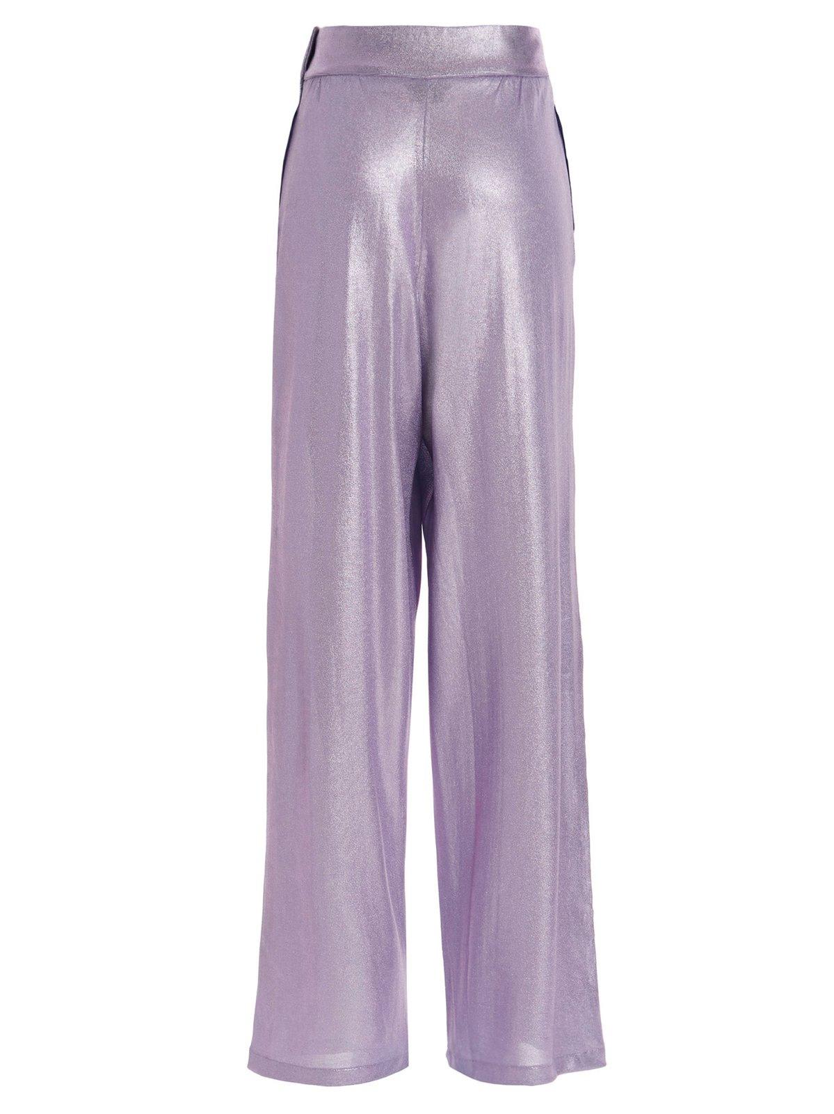 TOM FORD HIGHRISE METALLIC EFFECT TROUSERS