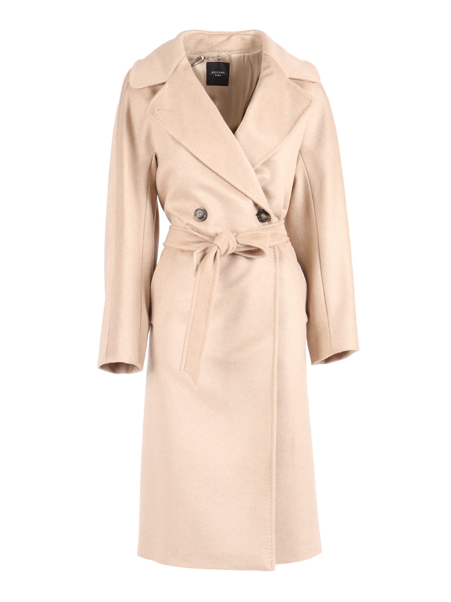 Weekend Max Mara Coat In Burgundy