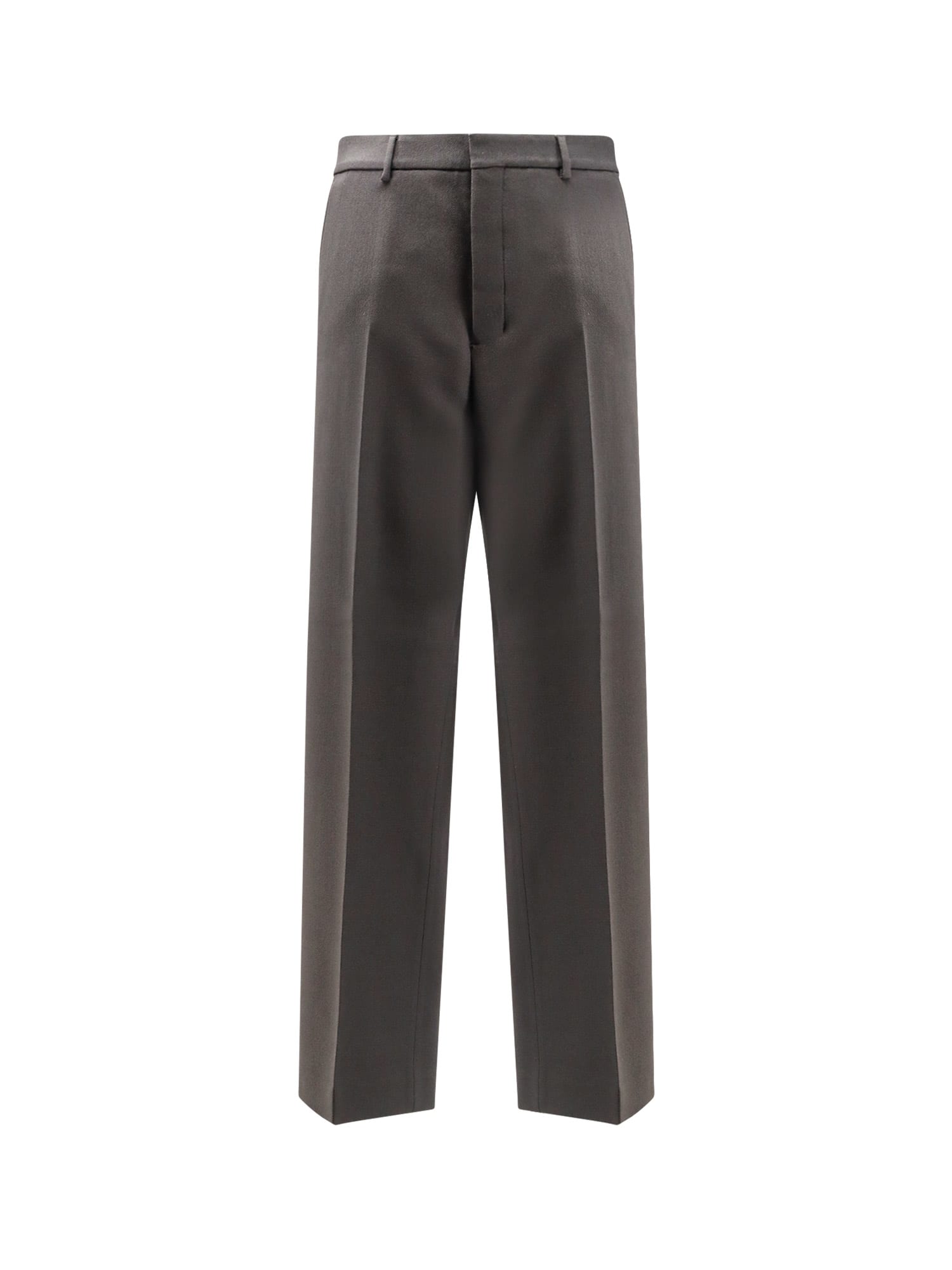 Ami Alexandre Mattiussi Ami Paris Men Virgin Wool Trousers In Black