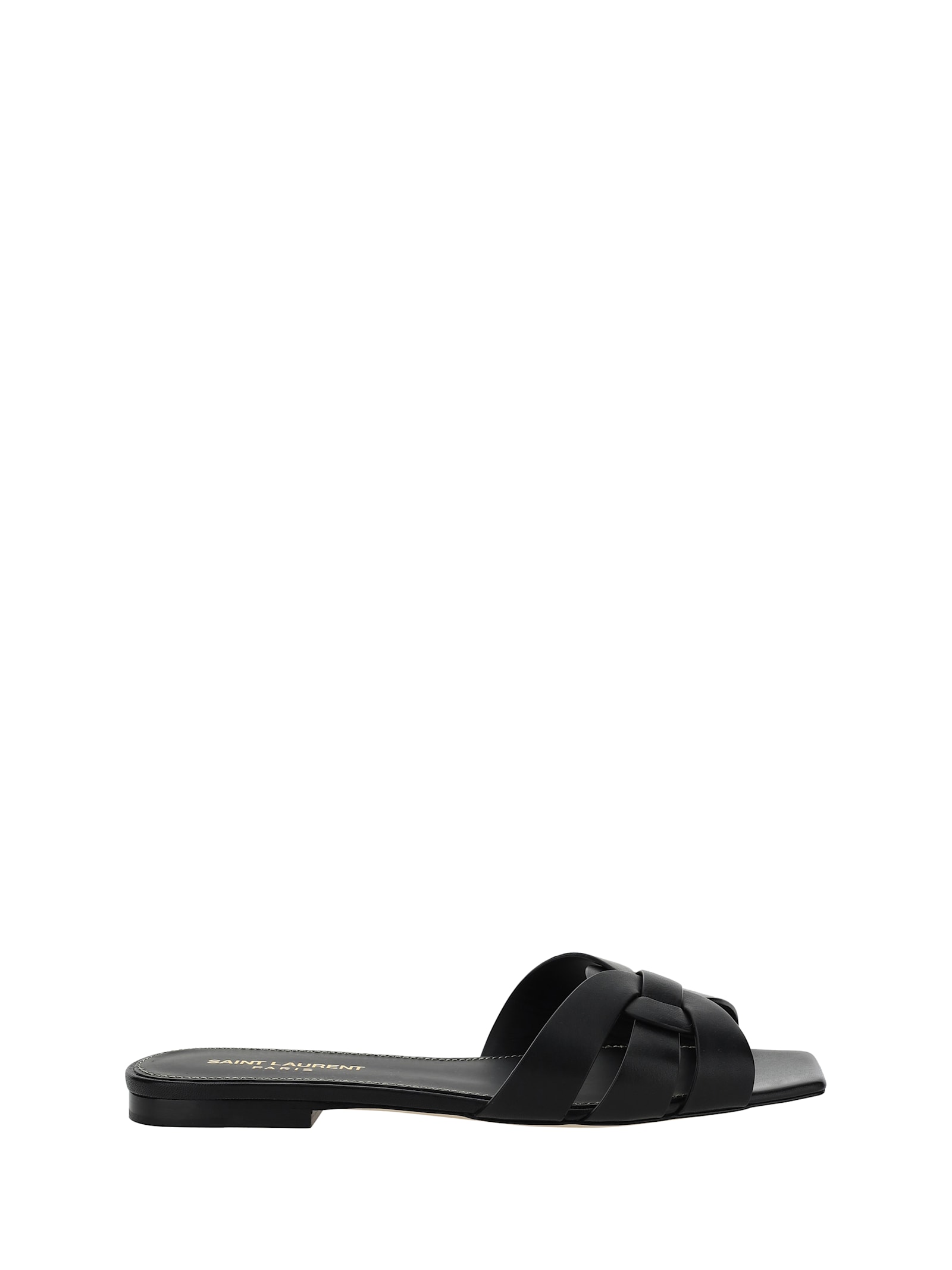 Saint Laurent Sandals In Black
