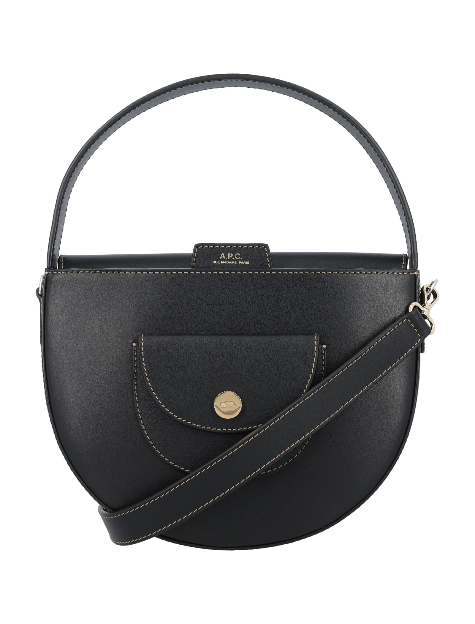 Shop Apc Le Pocket Small Bag In Black