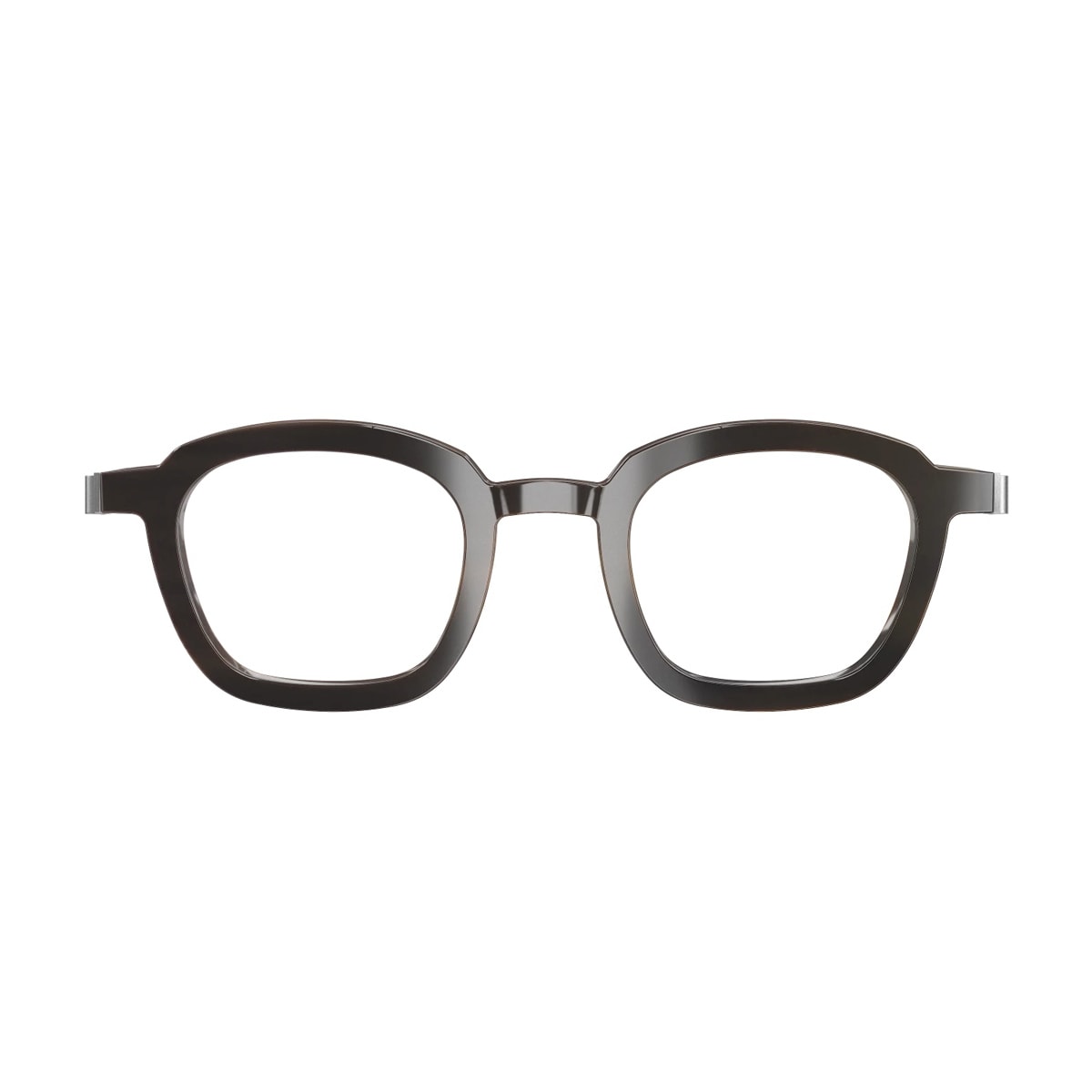 Buffalo Horn 1858 H20 10 Marrone Scuro Silver Glasses