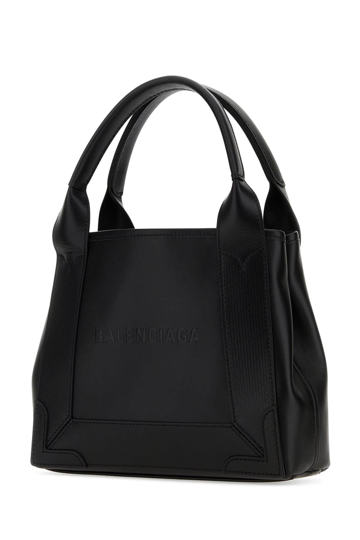 Balenciaga Structured Xs Handbag In Navy In 1000