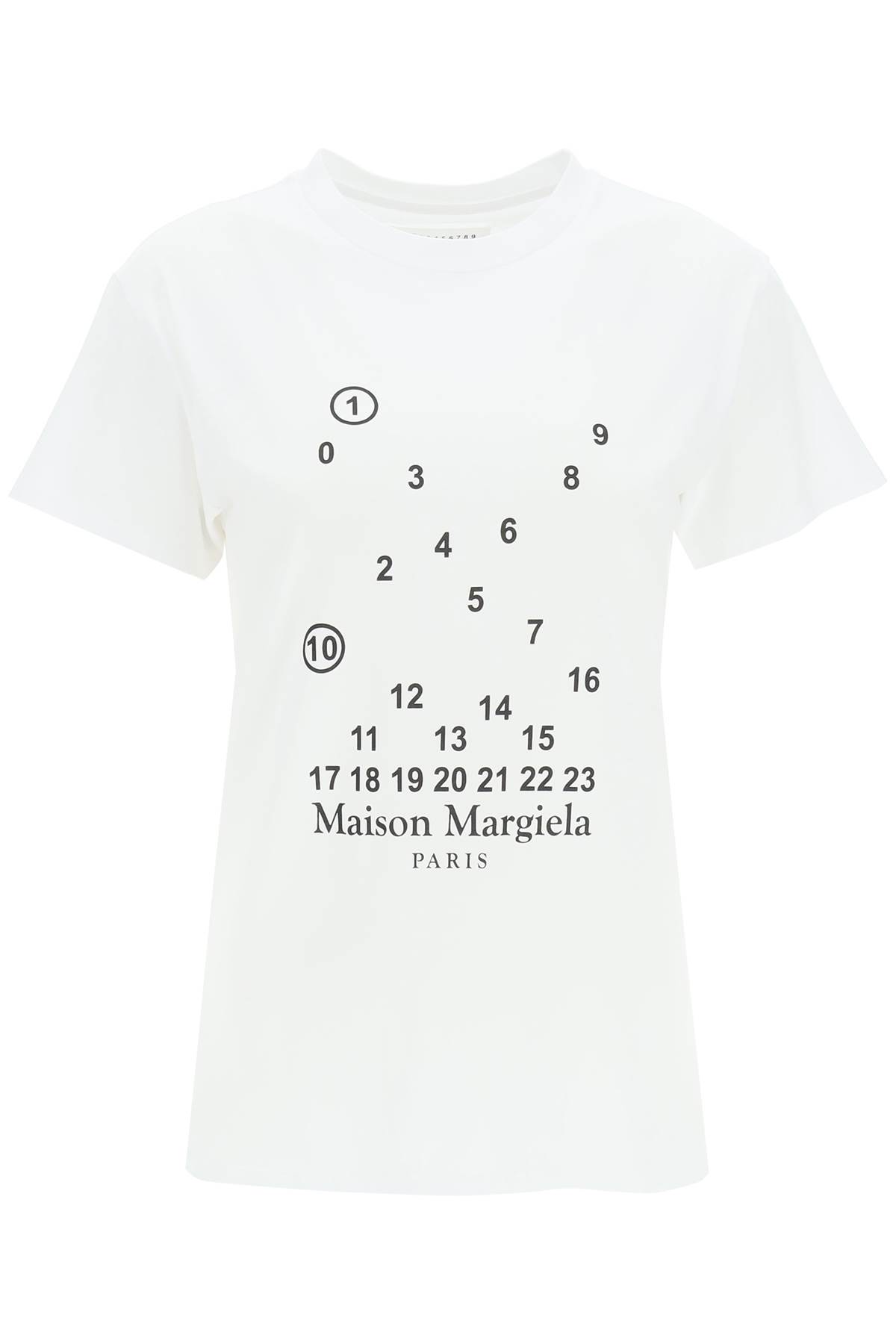 Maison Margiela Numeric Logo Print T-shirt
