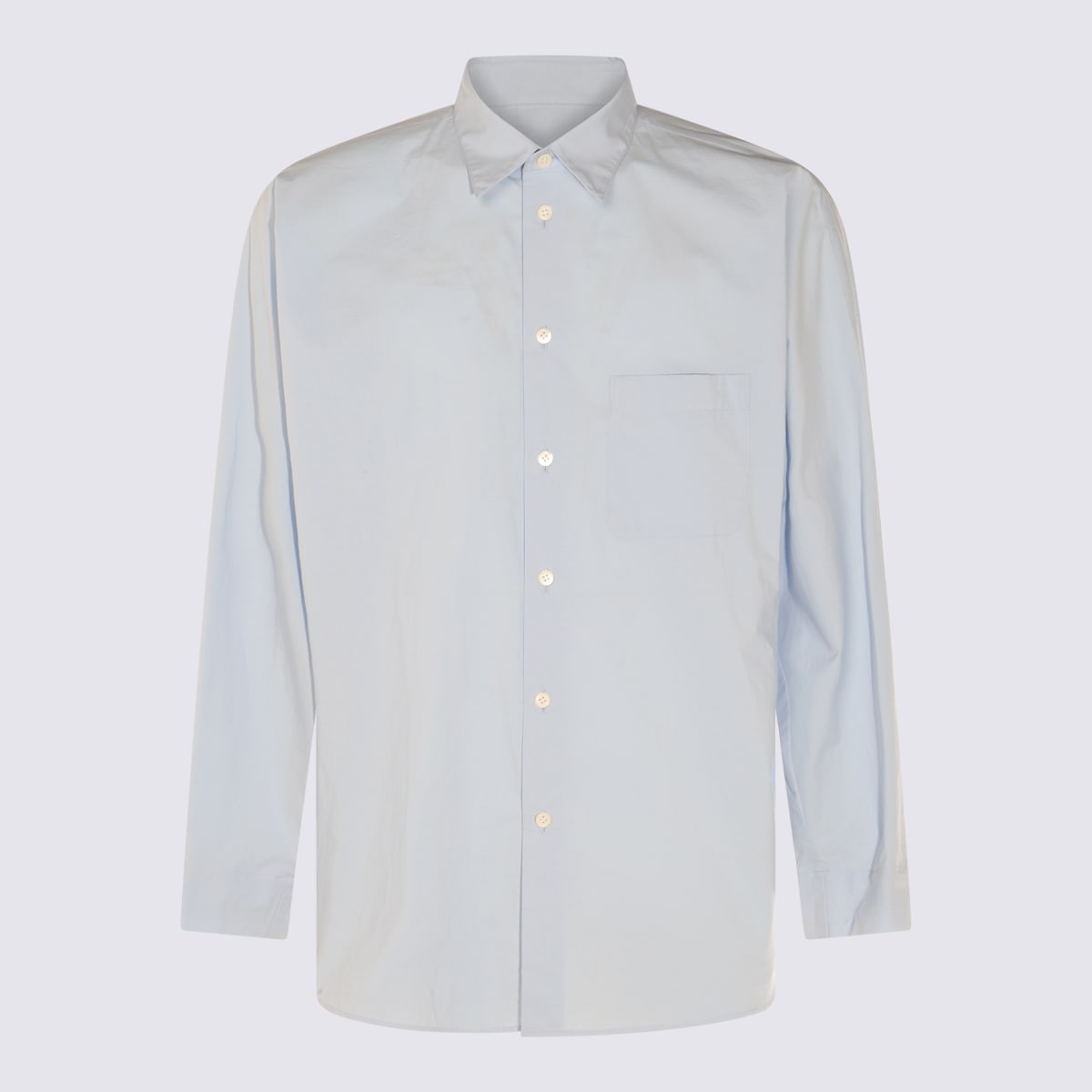Issey Miyake Button-down Shirt With Back Yoke And Cuffs