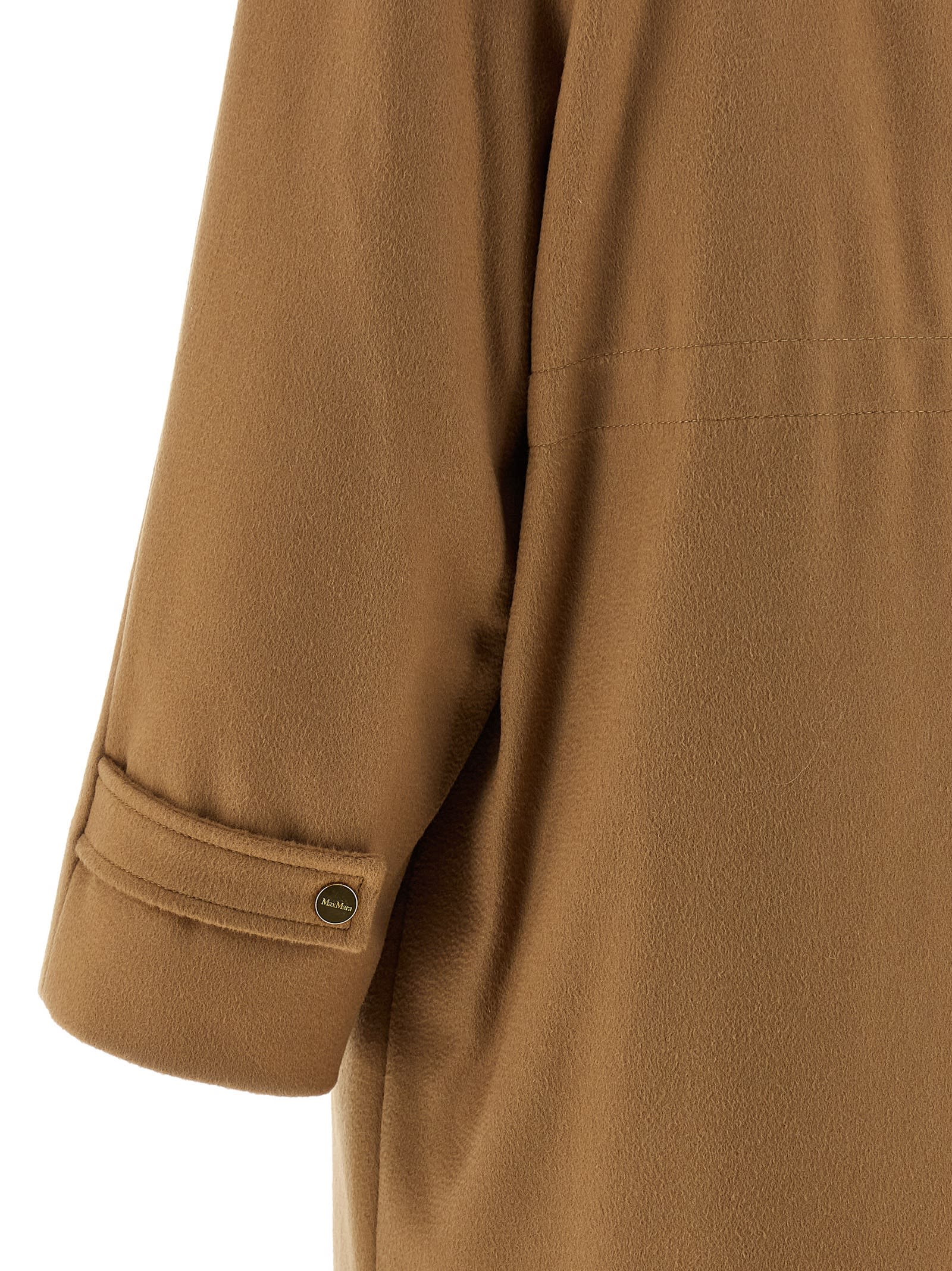 Max Mara Alcade Puffer Jackets Beige In Neutral