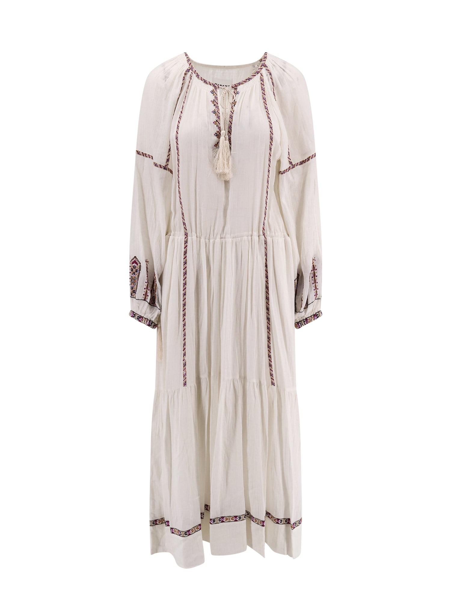 Isabel Marant Étoile Maxirock Florenza Aus Baumwolle In White