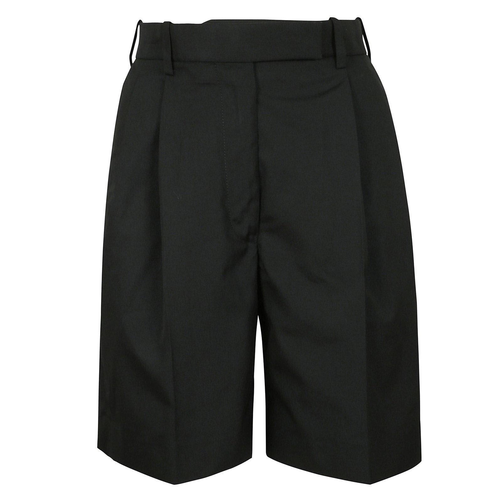 High-waisted Thigh-length Shorts