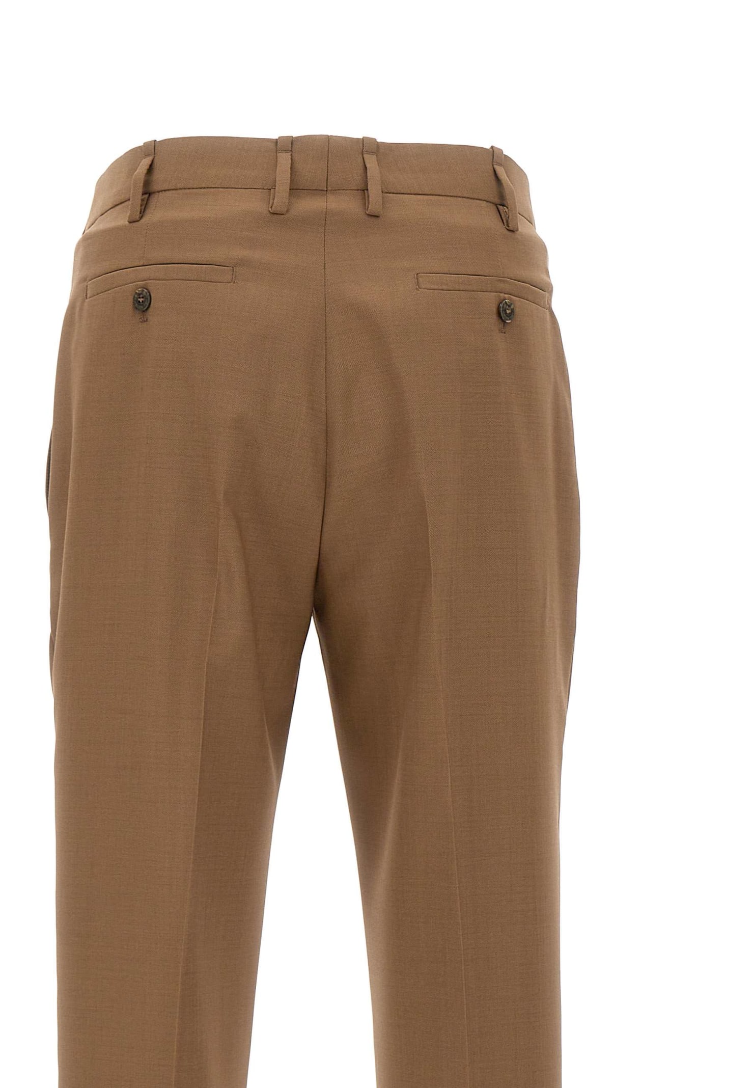 Neil Barrett Men's Brown Other Materials Trousers | ModeSens