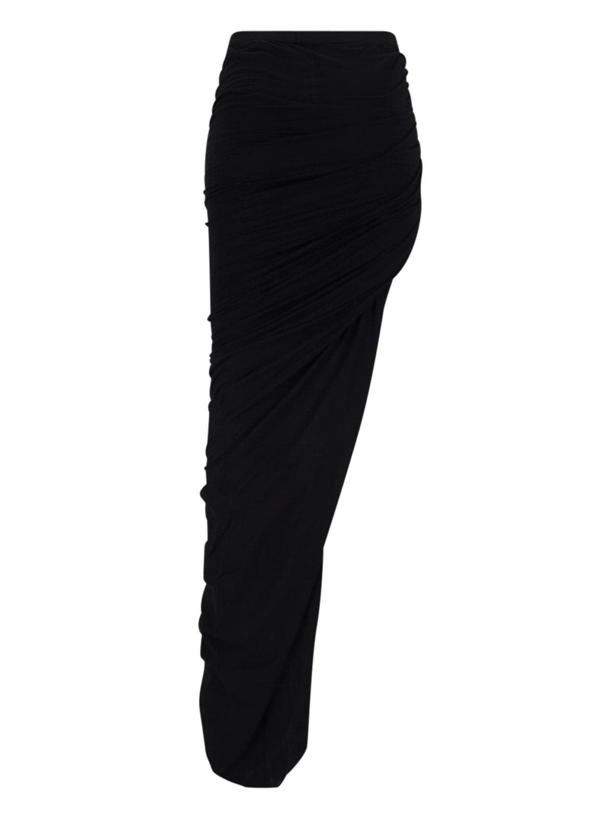 DRKSHDW SOFT EDFU RUCHED MAXI SKIRT