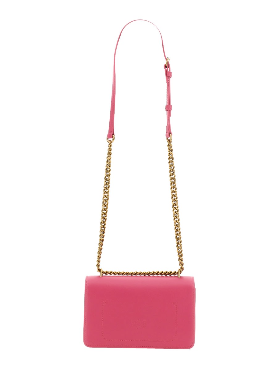 Shop Pinko Bag Love One Simply Mini In Fuchsia