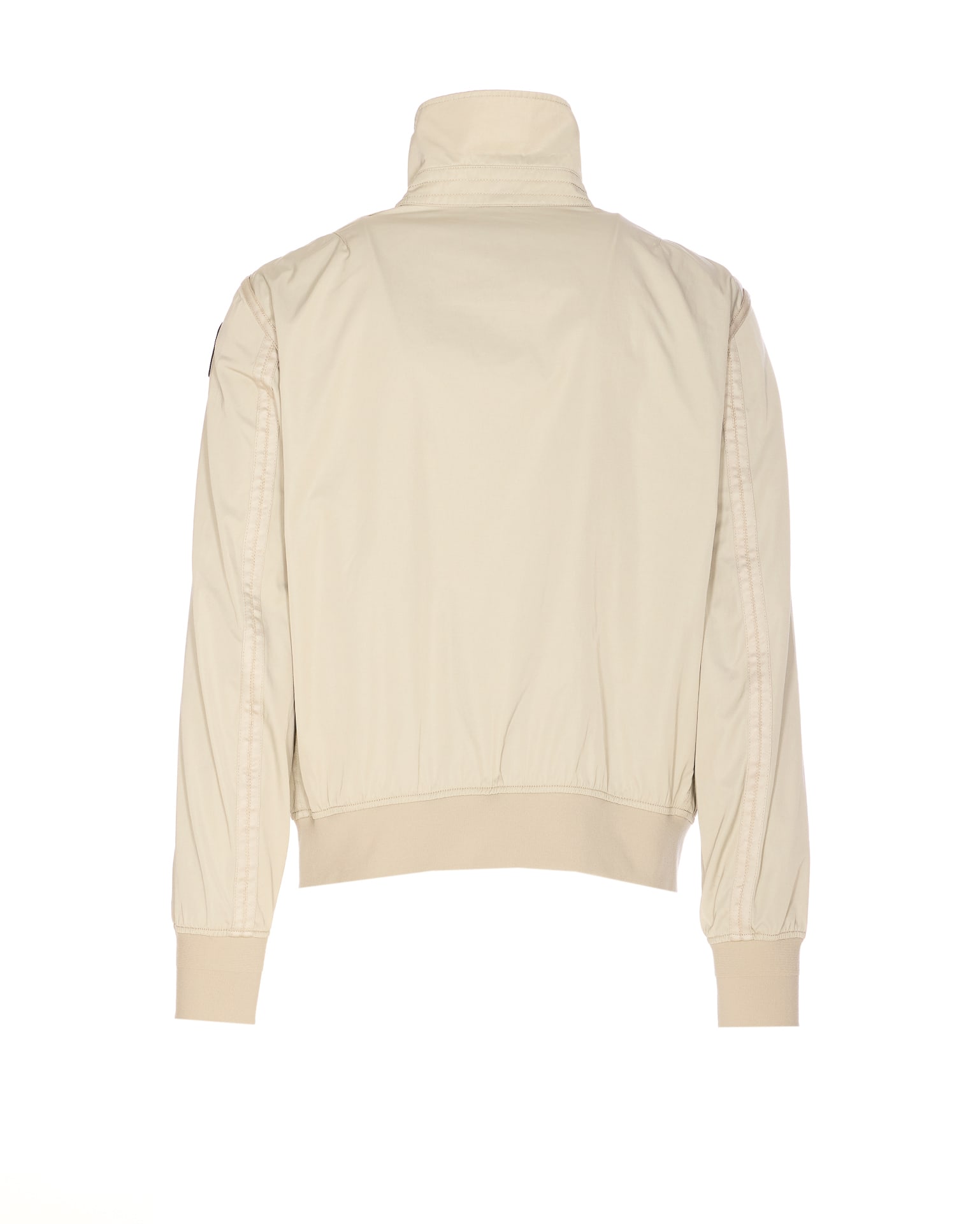 Parajumpers Bound Jacket With High Collar And Zip Pockets In Beige