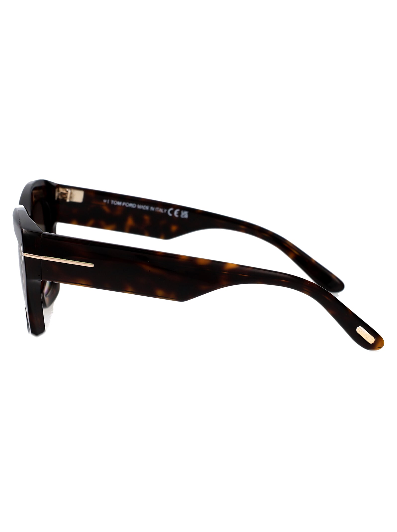 Tom Ford Square-frame Sunglasses In Havana