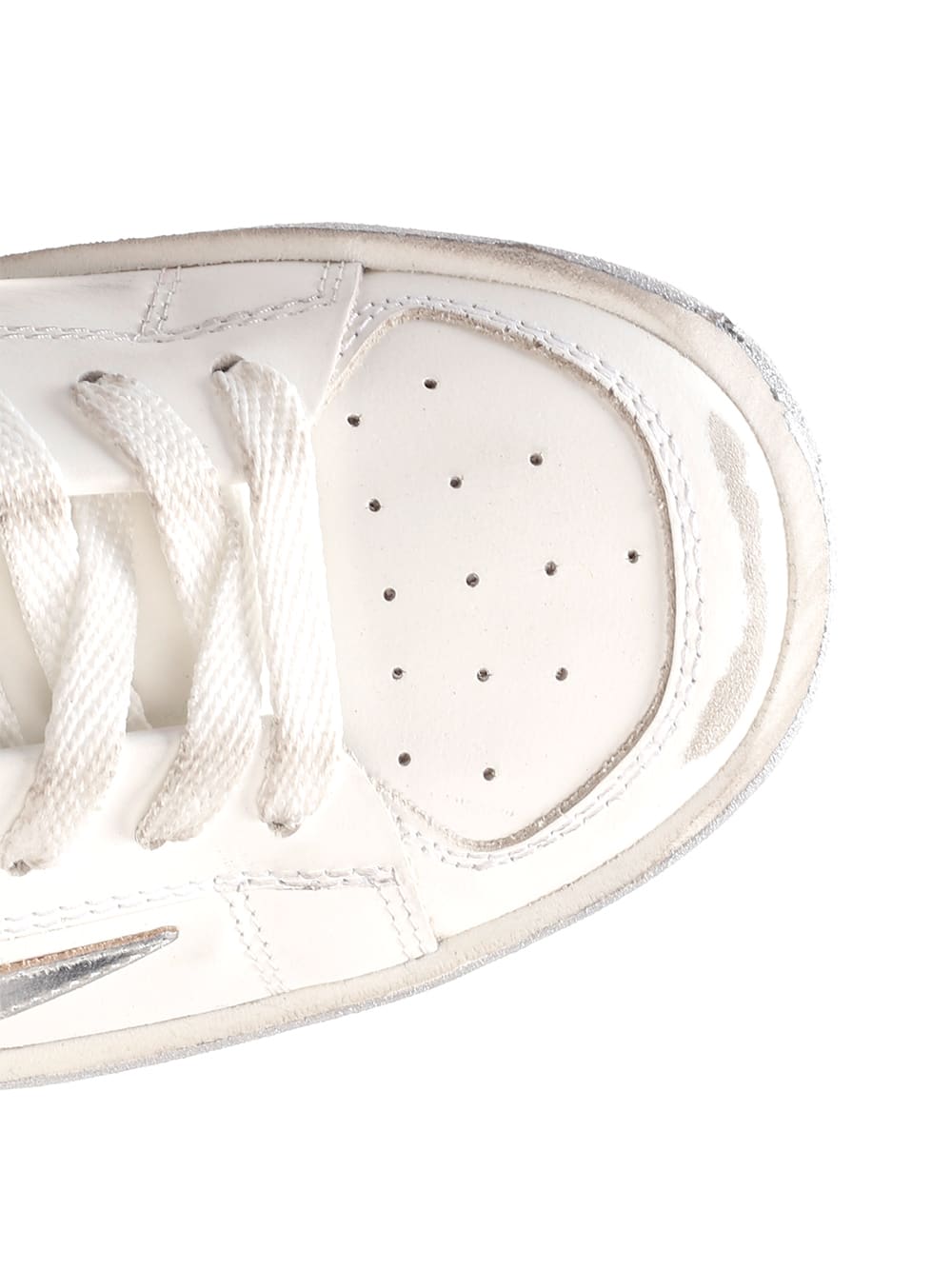 Shop Golden Goose Stardan Sneakers In Bianco
