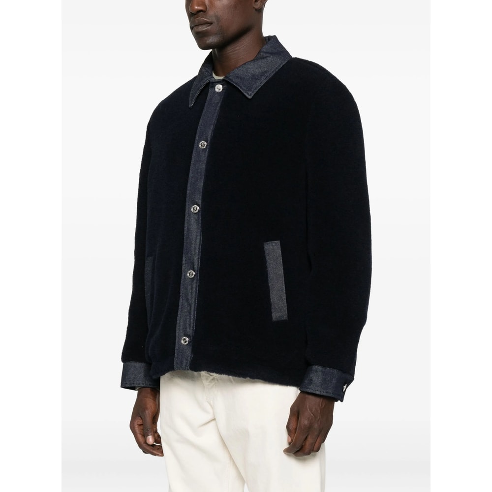 Apc A.p.c. Outerwears In Blue