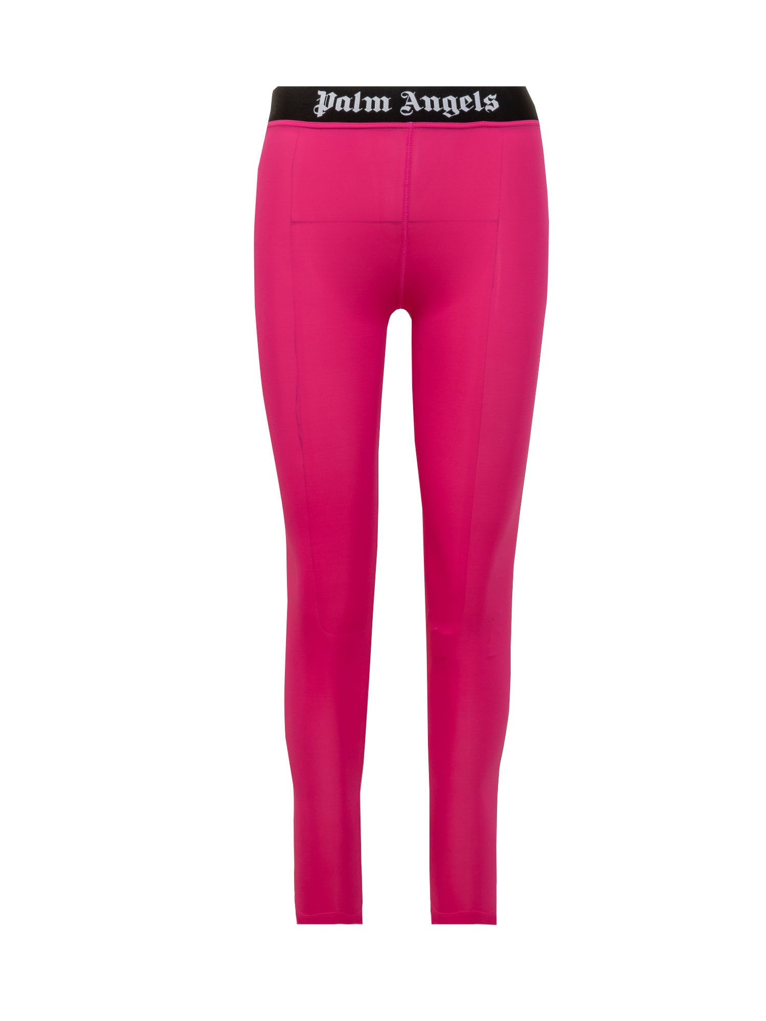 Shop Palm Angels Leggins In Fuchsia Black