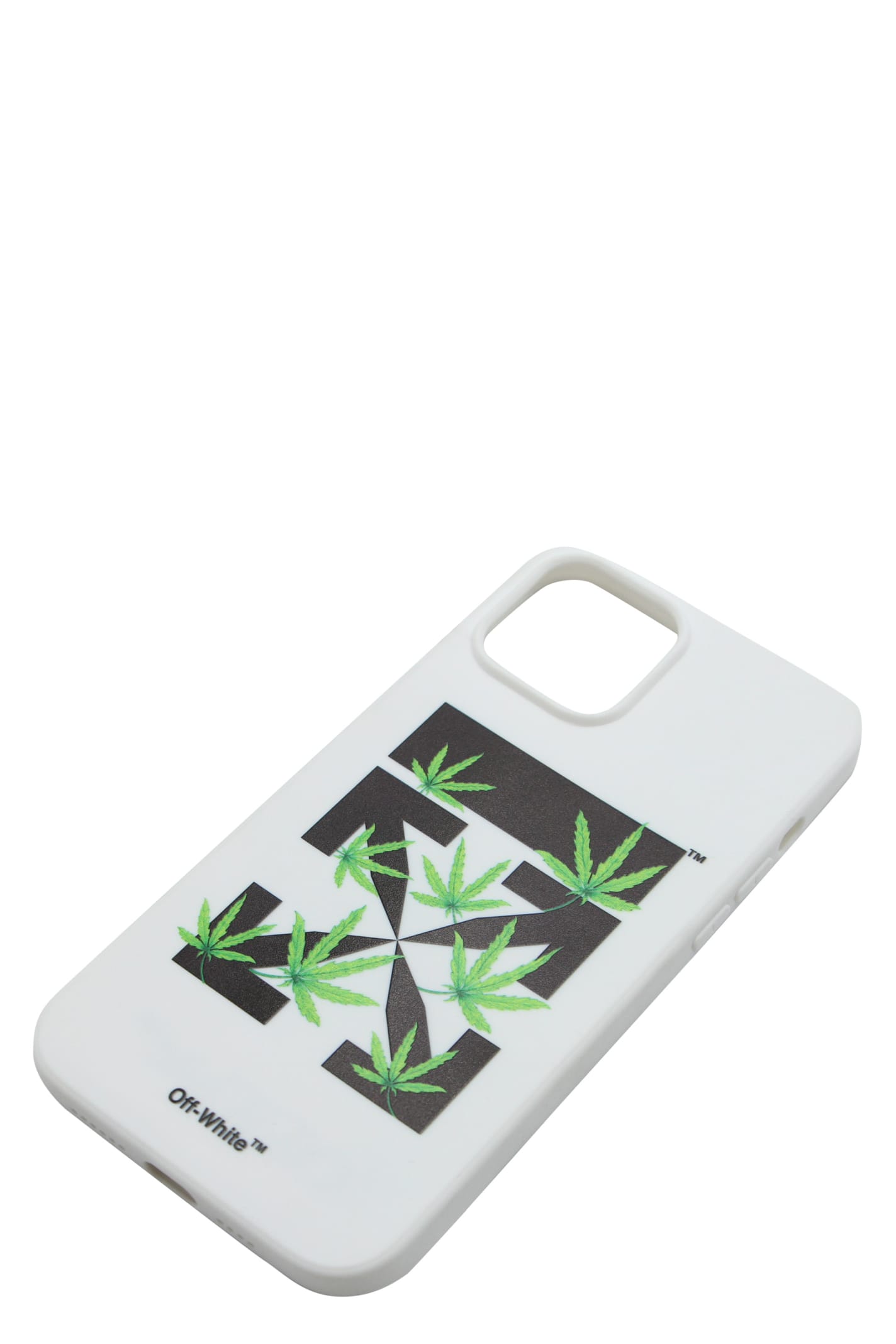 Shop Off-white Printed Iphone 12 Pro Max Case In White