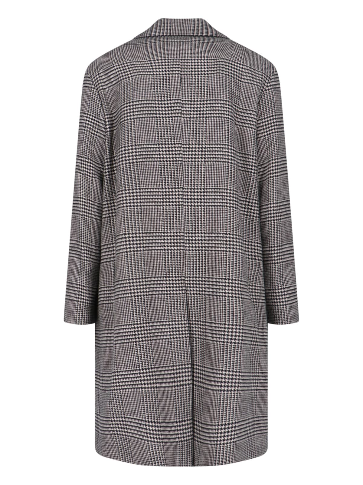 Shop Lardini Single-breasted Midi Coat In Black