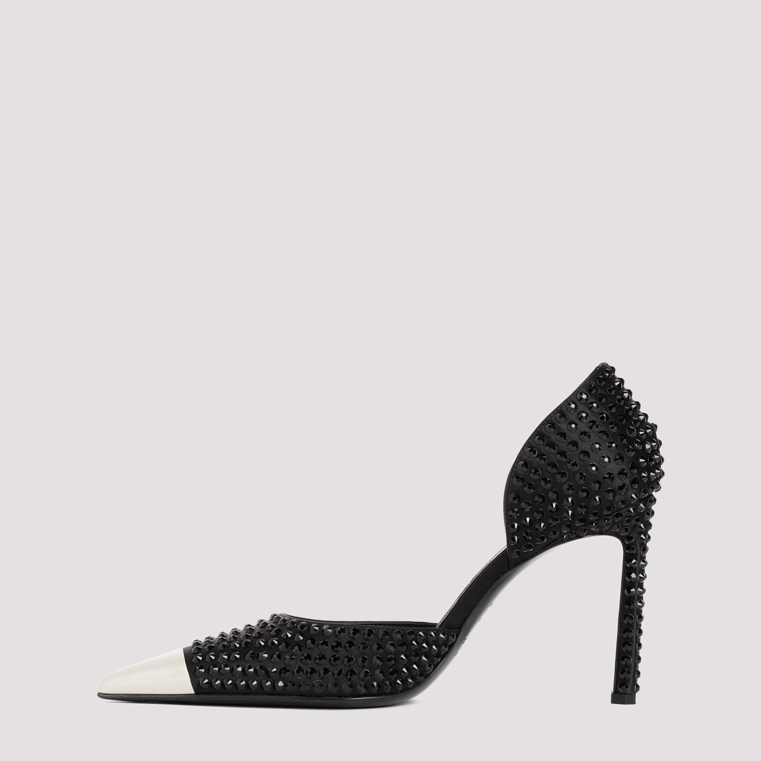 Shop Sergio Rossi Dagger Pumps In Nero Jet