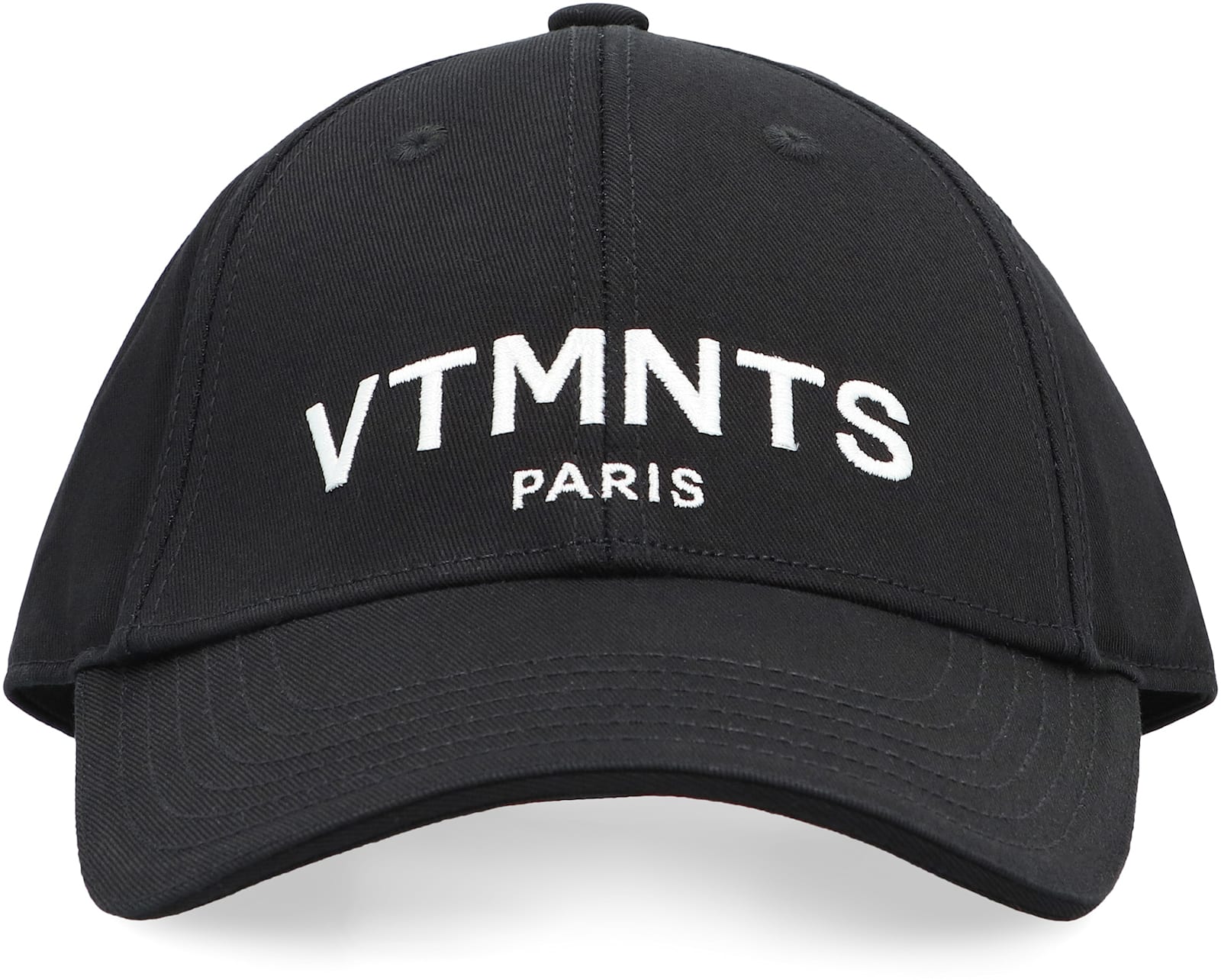 Vetements Logo Paris Baseball Cap In Black