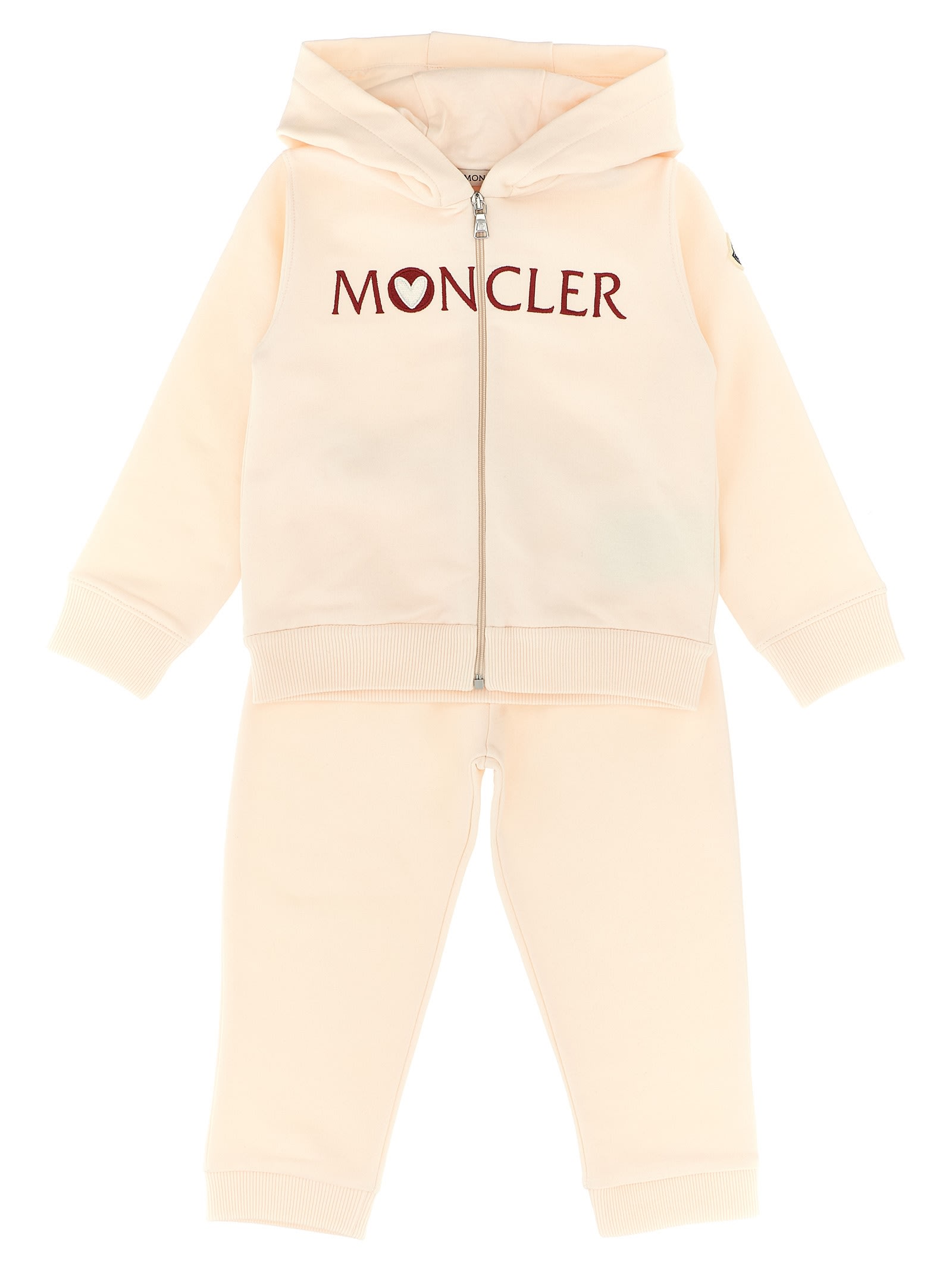 Moncler Complete Hoodie + Joggers In Yellow