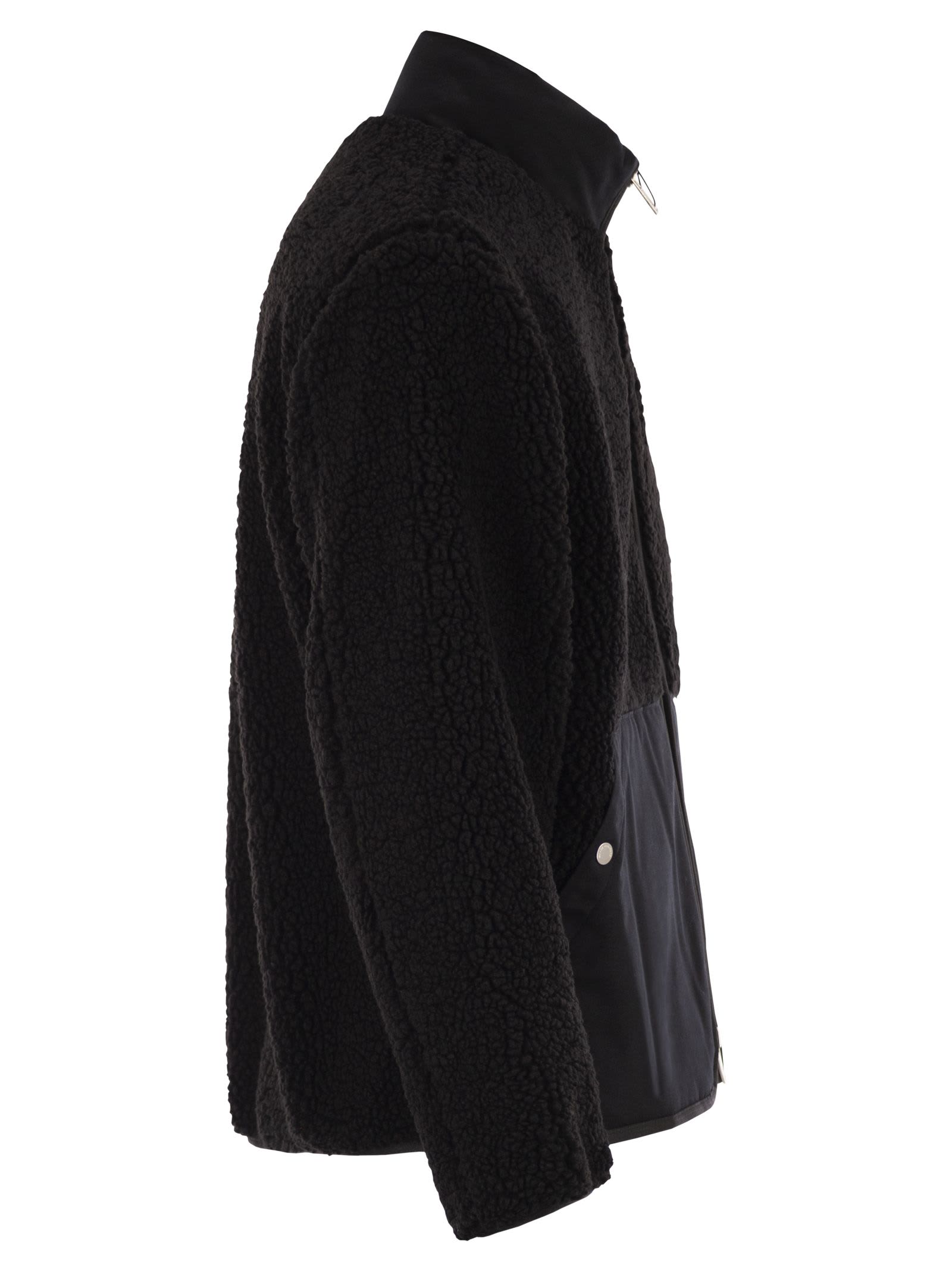 Moose Knuckles Saglek - Sherpa Jacket In Black