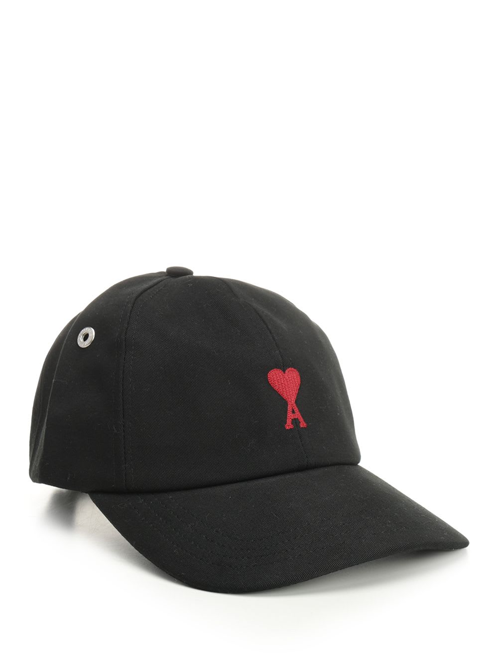 Ami Alexandre Mattiussi Embroidered-logo Baseball Cap In Black