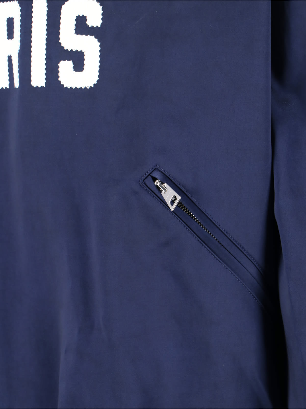 Givenchy Bomber Logo In Blue