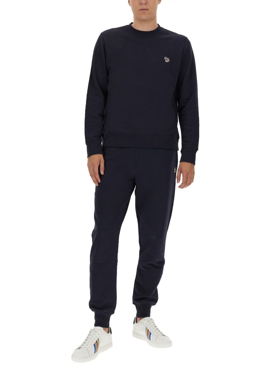 Shop Ps By Paul Smith Sweatshirt With Logo In Blue