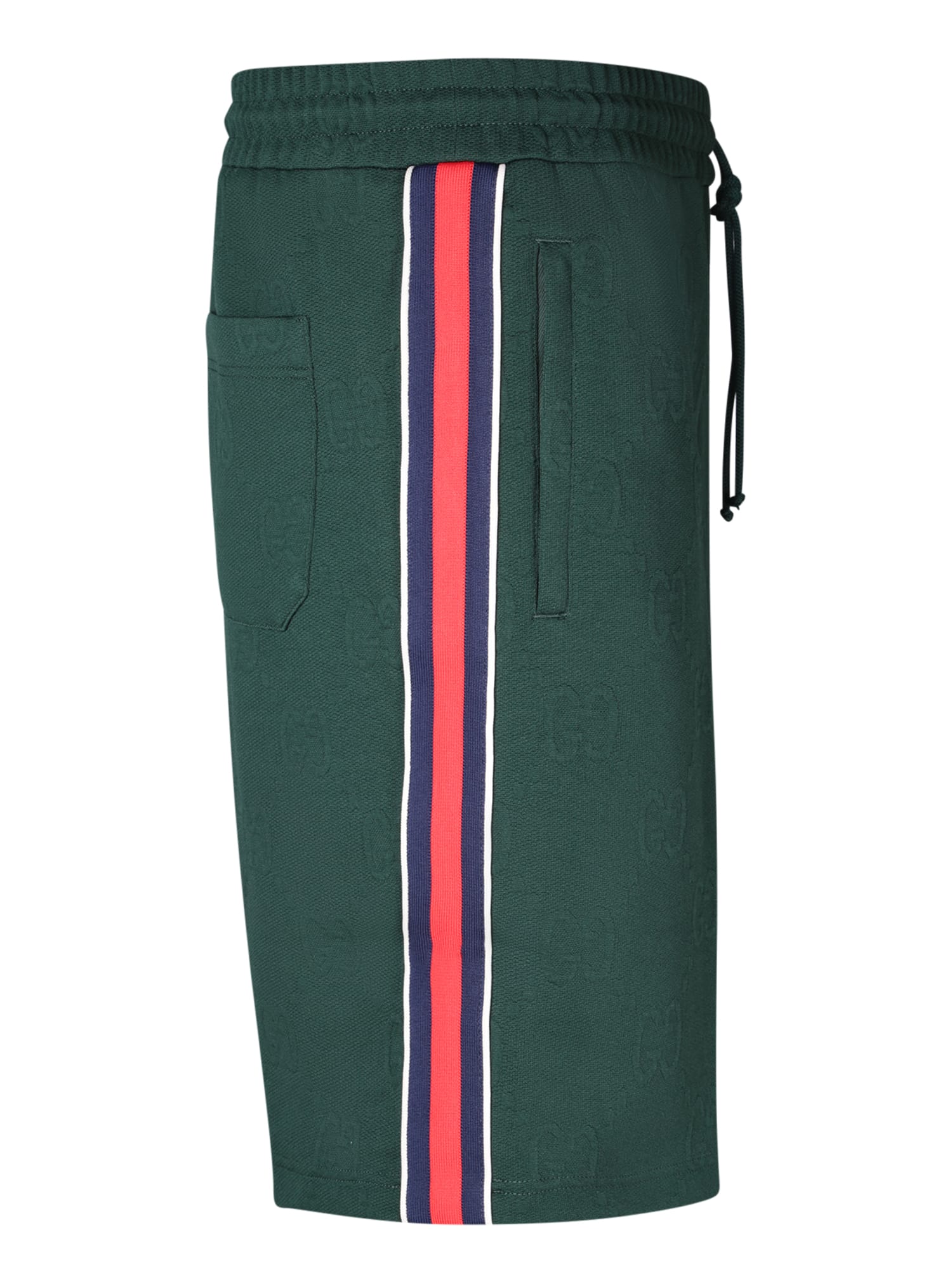 Shop Gucci Gg Green Shorts