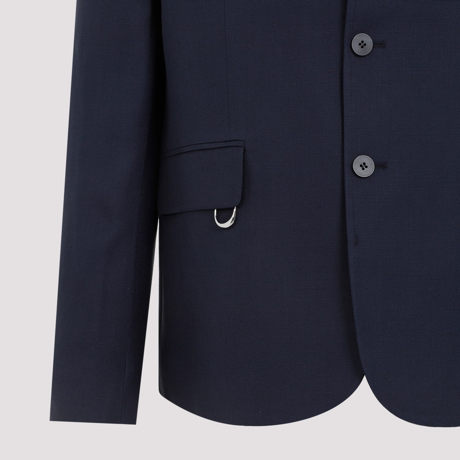 Shop Jacquemus La Veste Cabri Jacket In Dark Navy