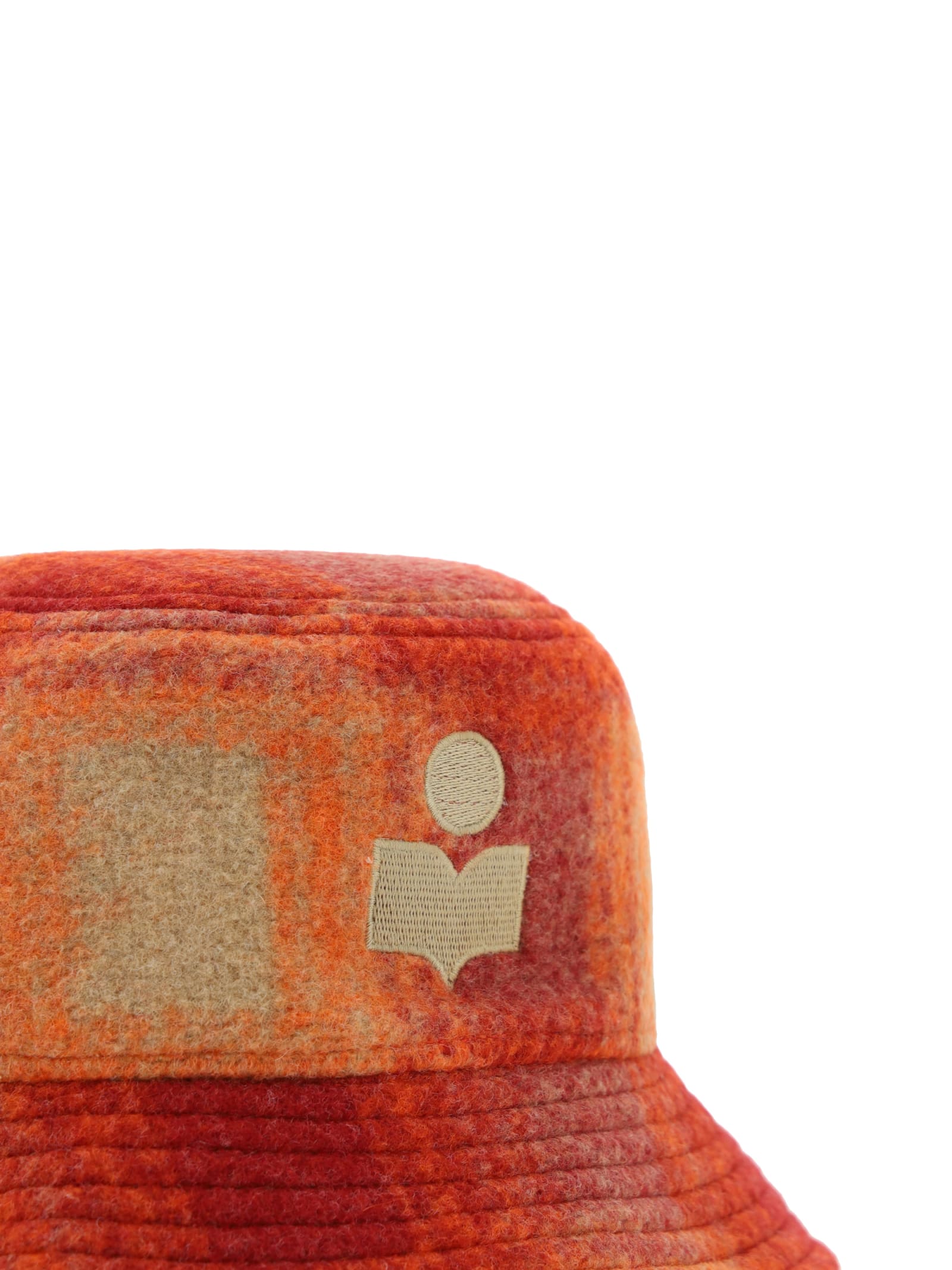 Shop Isabel Marant Haley Bucket Hat In Orange