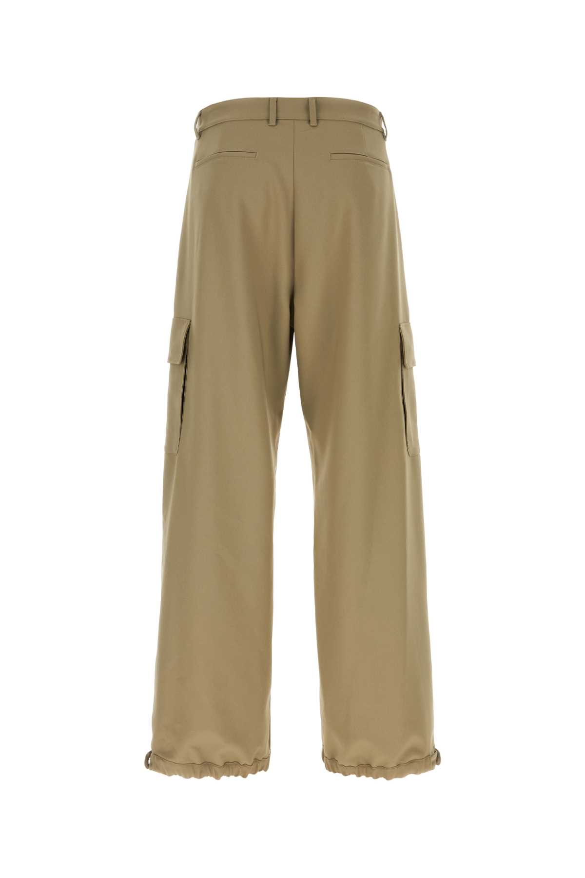 Shop Off-white Cappuccino Drill Cargo Pant In Beigebei