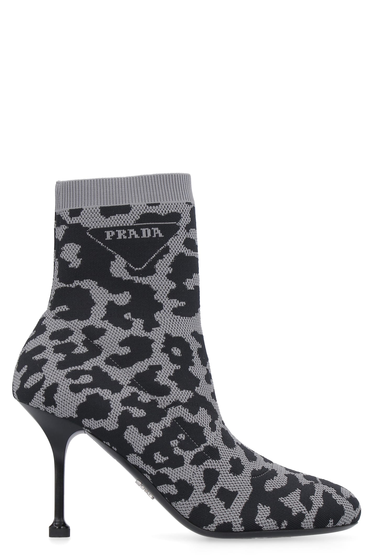 Buy Prada Knitted Ankle Boots online, shop Prada shoes with free shipping