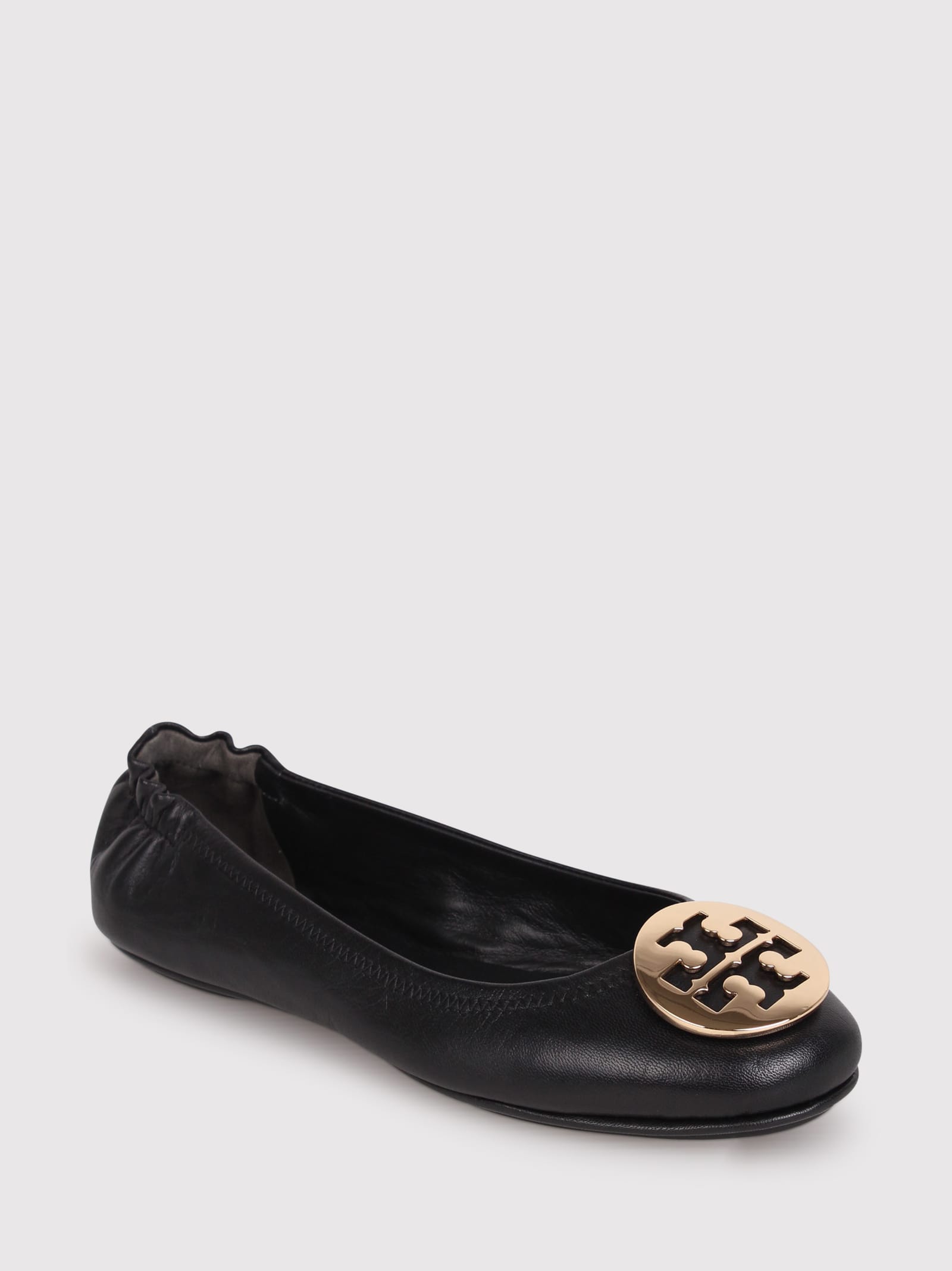 Shop Tory Burch Minnie Ballerinas With Application