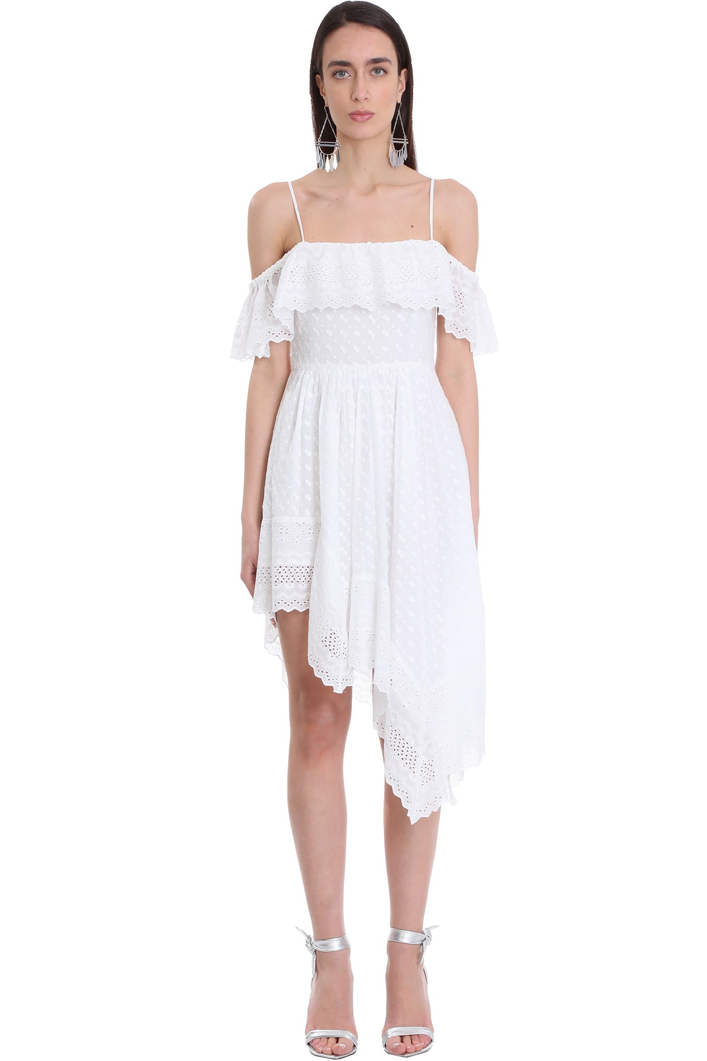 Isabel Marant ?toile Dress In White Cotton
