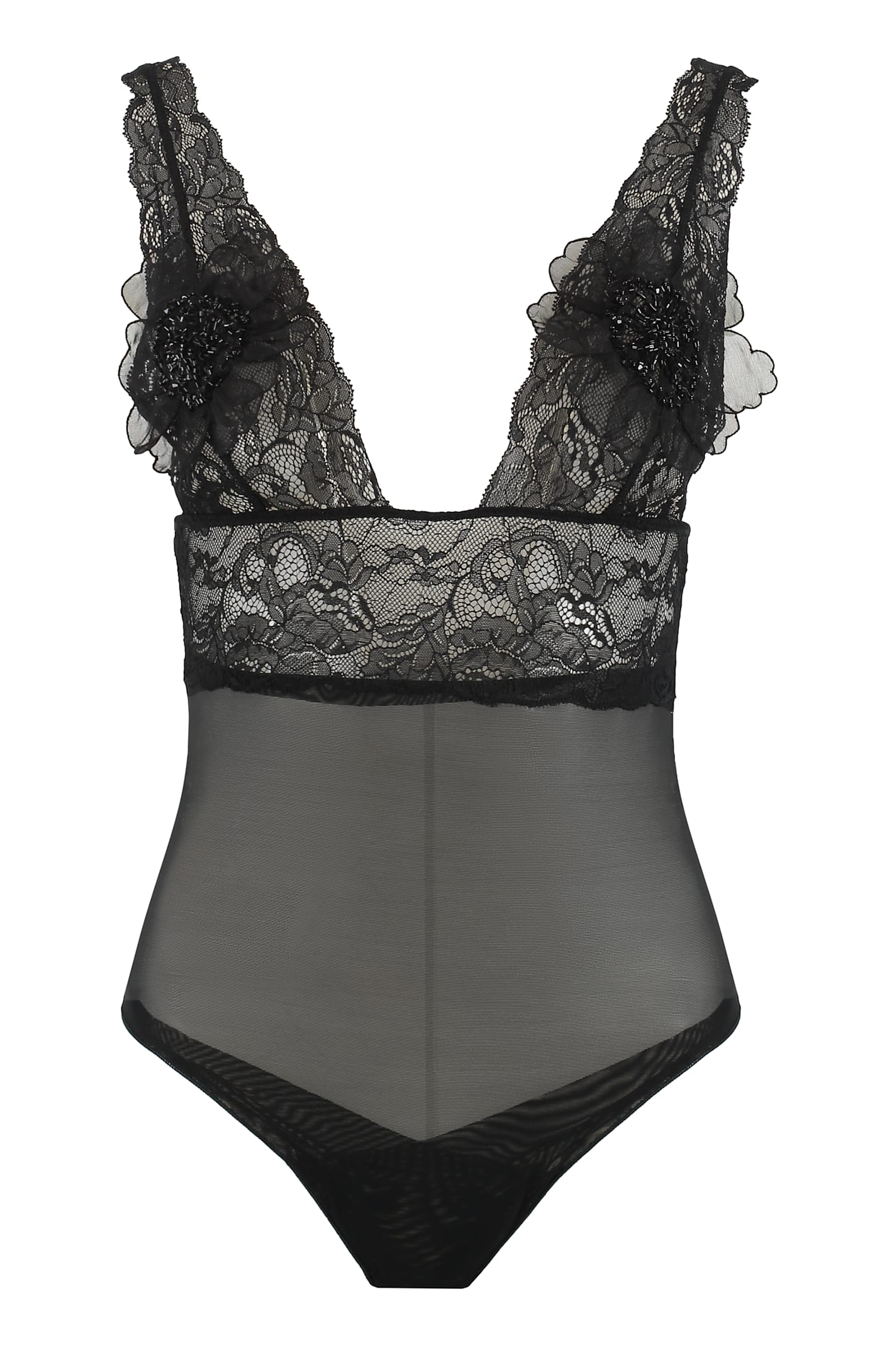Elisabetta Franchi Lace Bodysuit
