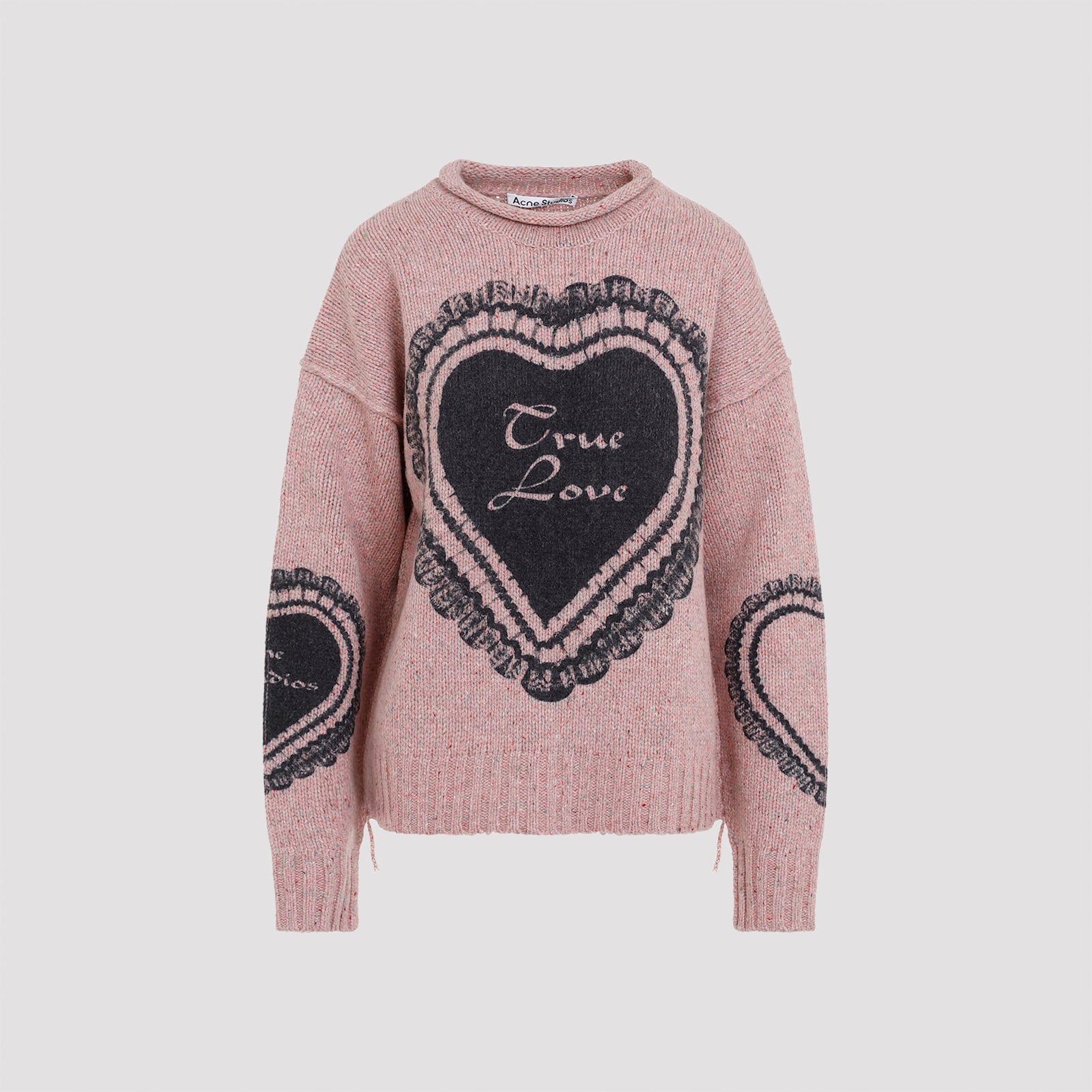 Shop Acne Studios Virgin Wool Pullover In Coa Faded Pink