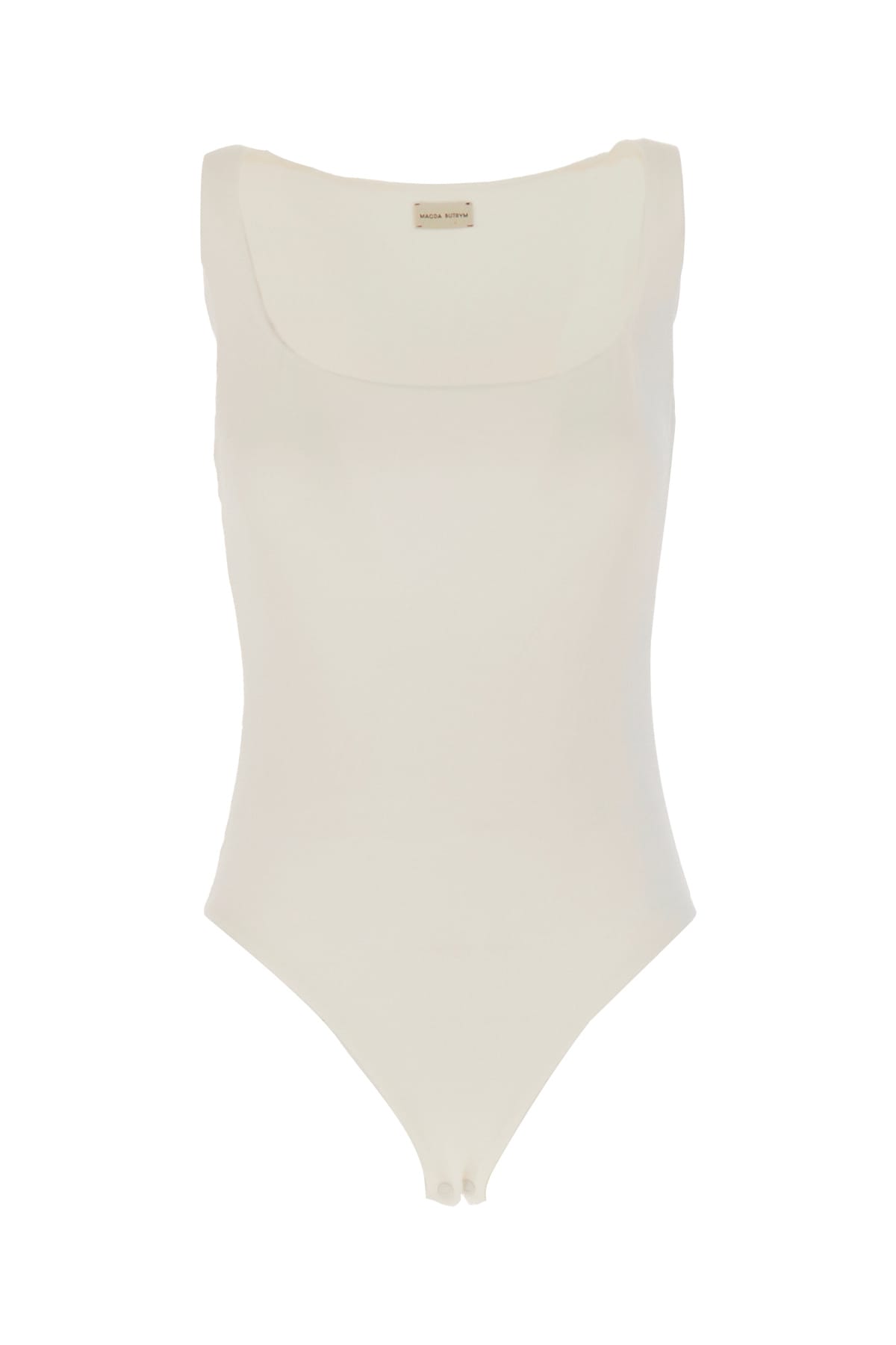 Ivory Stretch Viscose Bodysuit