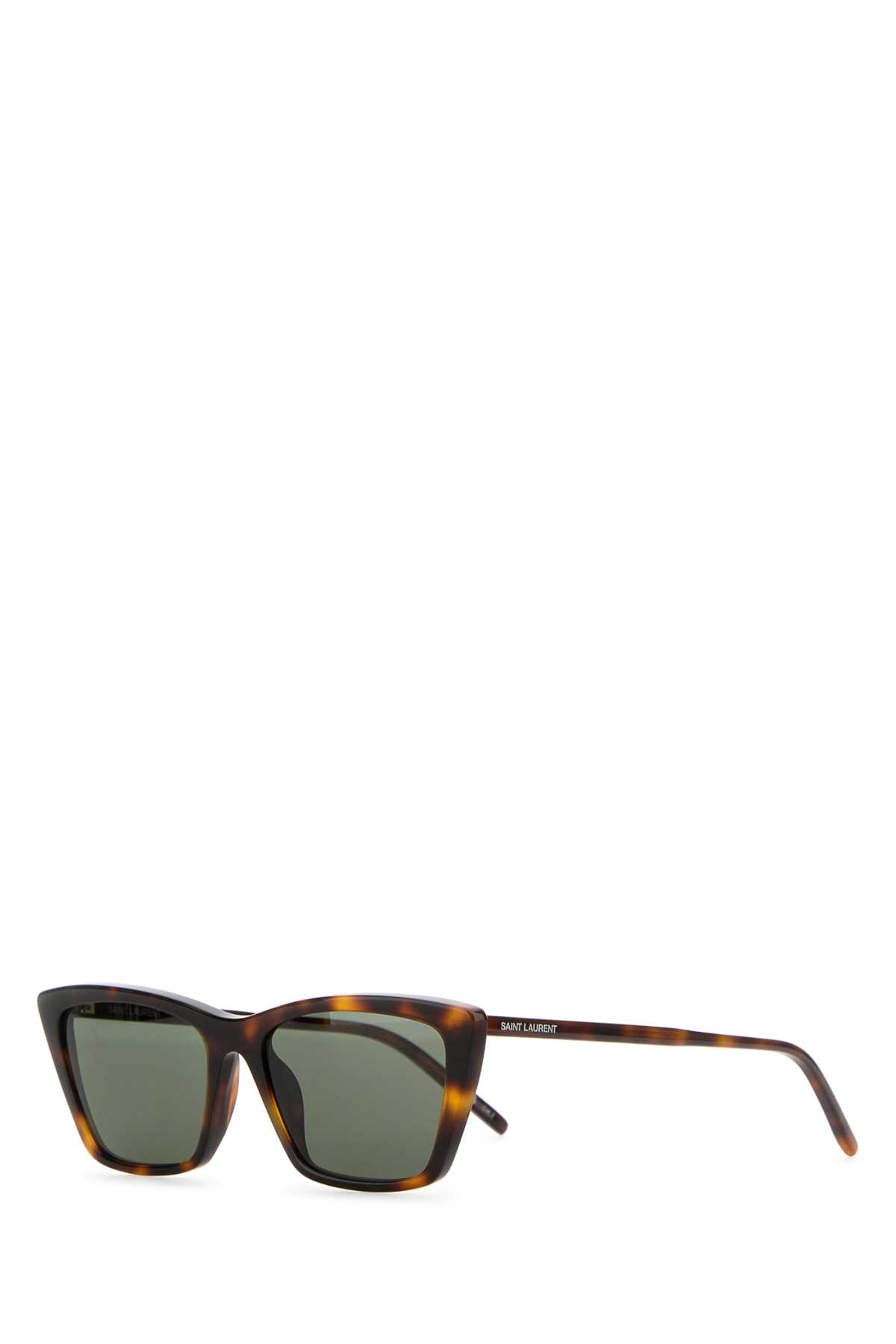 Shop Saint Laurent Printed Acetate Sl 737 Sunglasses In Mediumhavanagrey