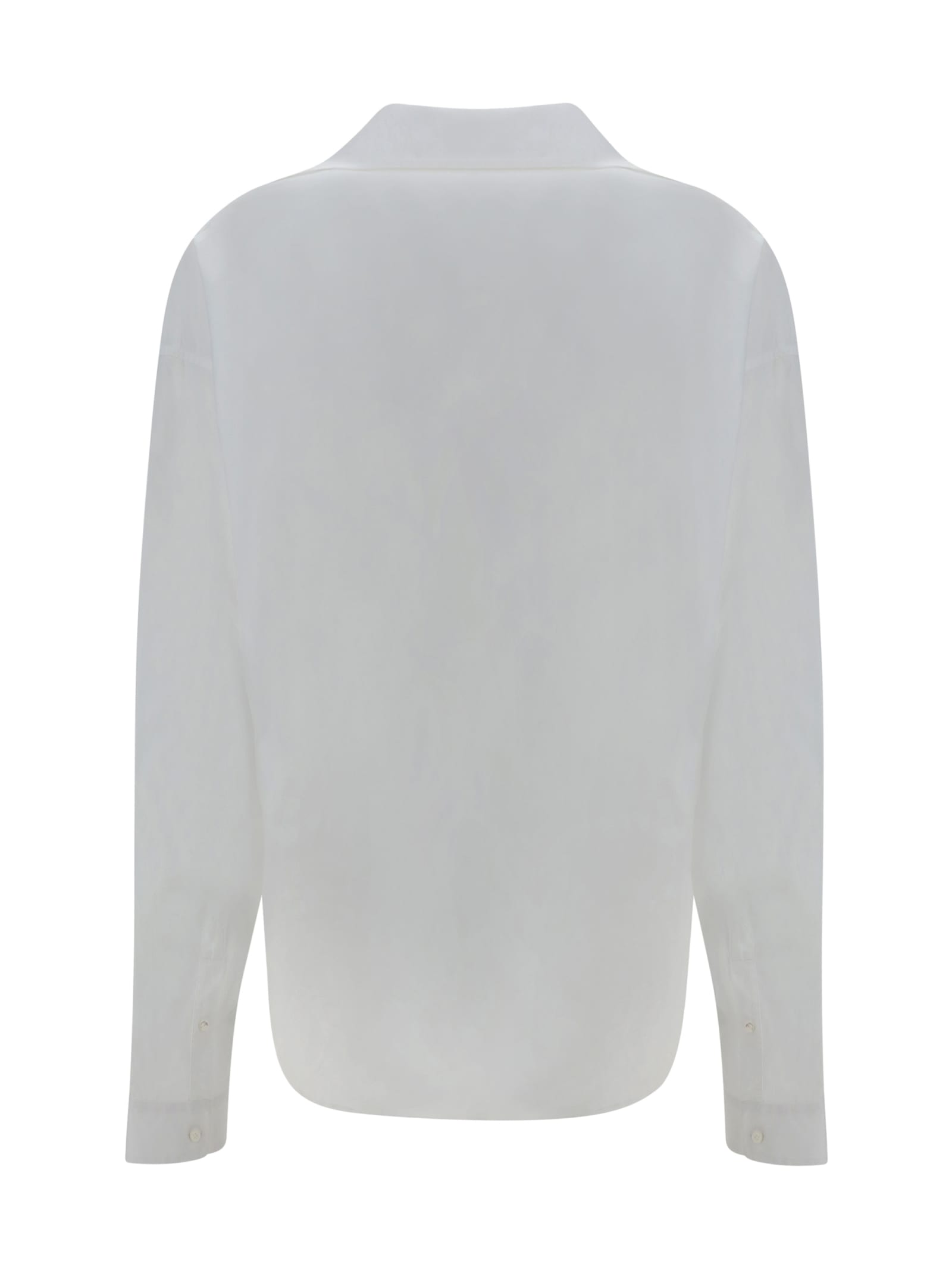 Shop Balenciaga Vareuse Shirt In White