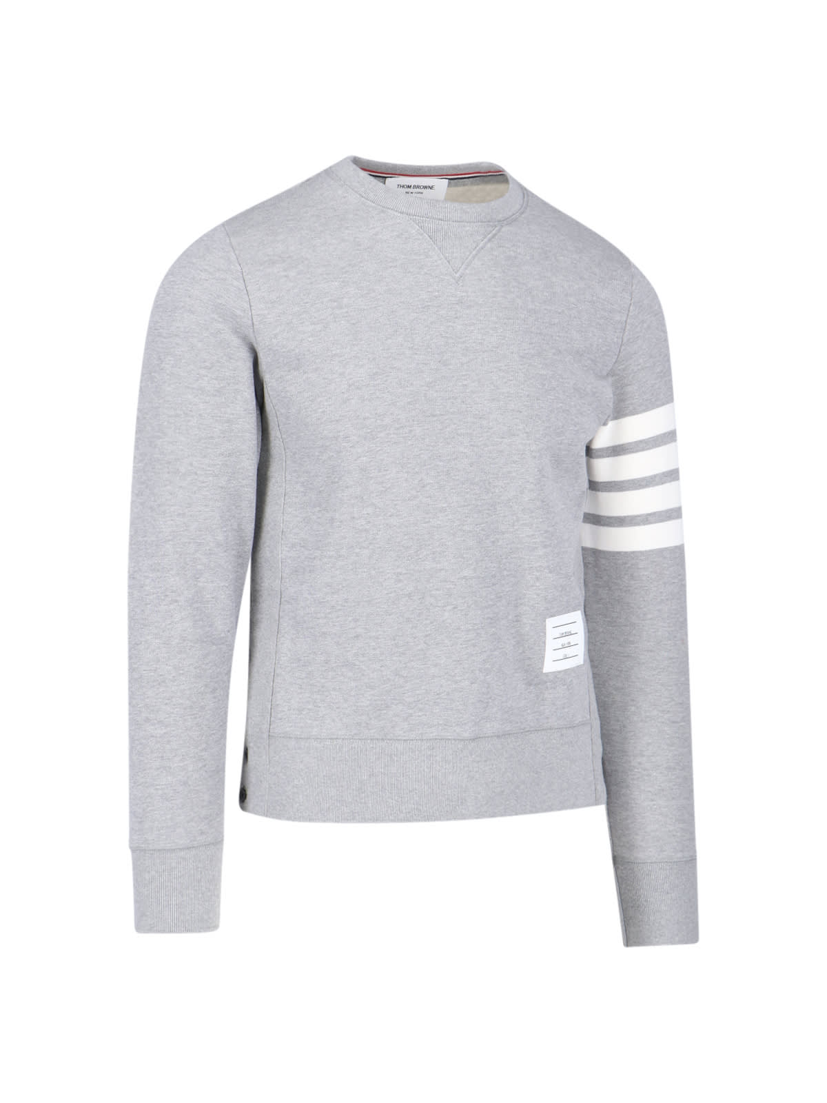 Shop Thom Browne 4-bar Sweatshirt In Gray