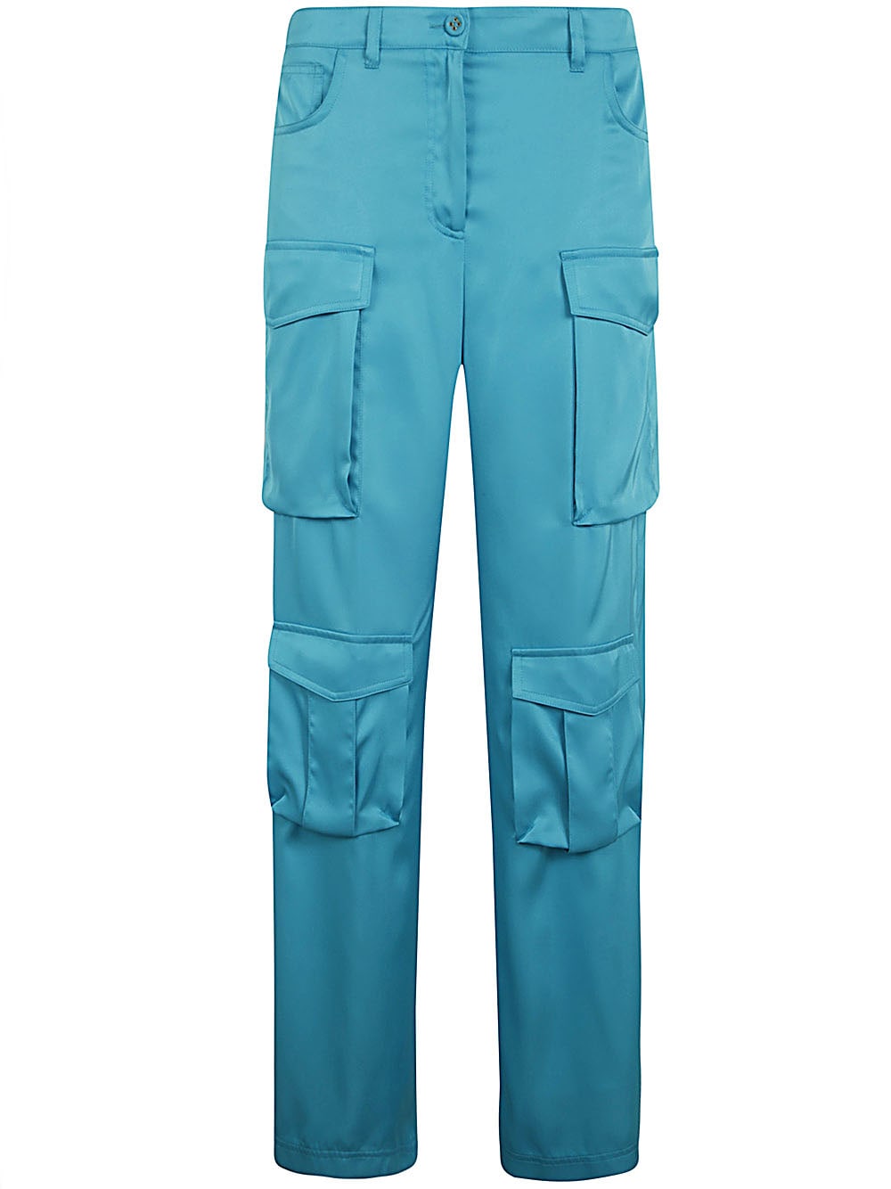 Blugirl Cargo Pants In Bachelor Button