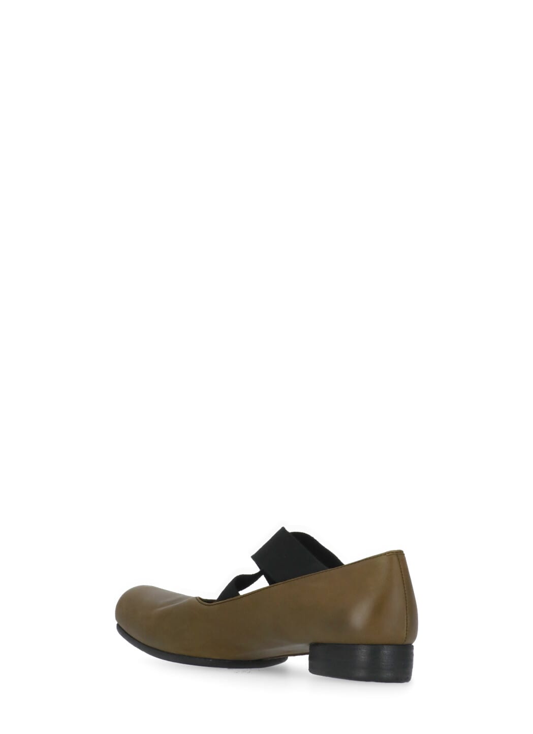 Uma Wang Brown Smooth Leather Ballet Shoes In Brown