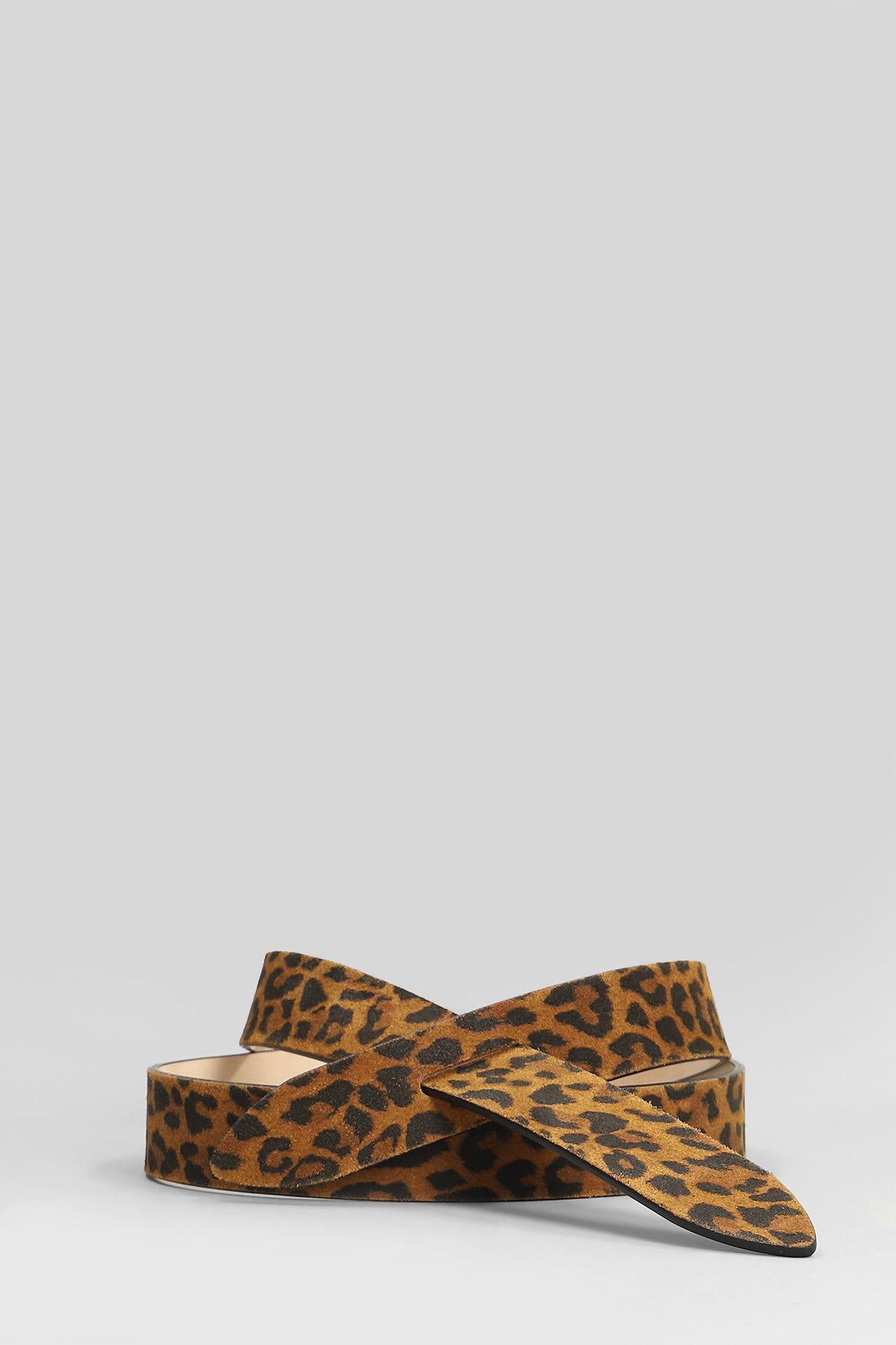 Isabel Marant Lecce Belts In Animalier Leather In Animal Print