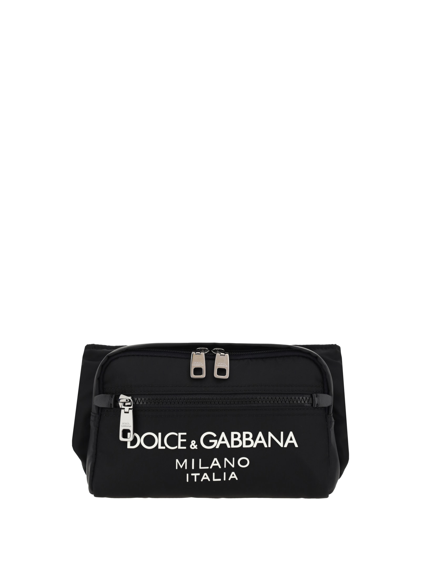 Dolce & Gabbana Fanny Pack In Nero/nero