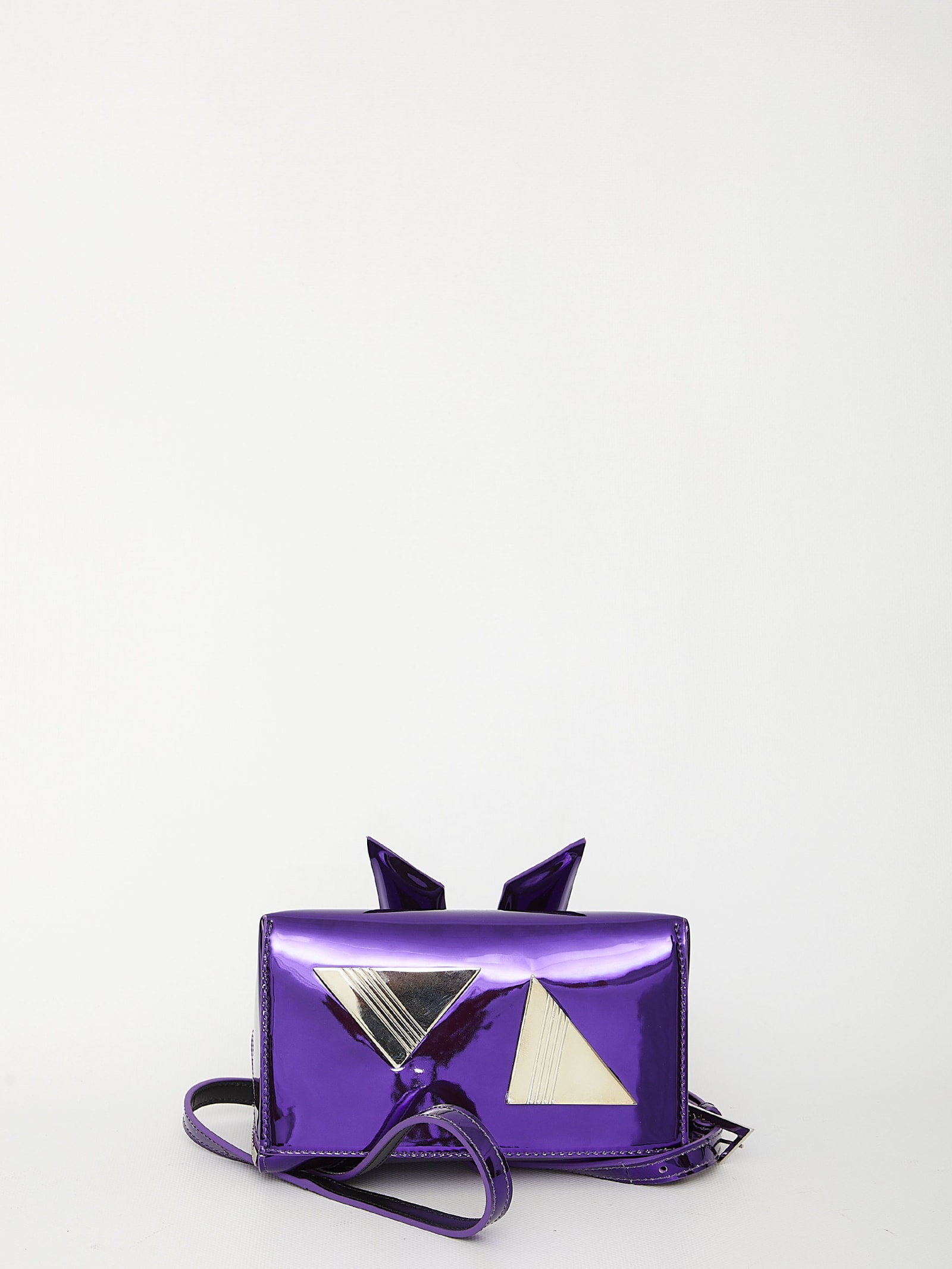 Shop Attico Friday Mini Bag In Purple