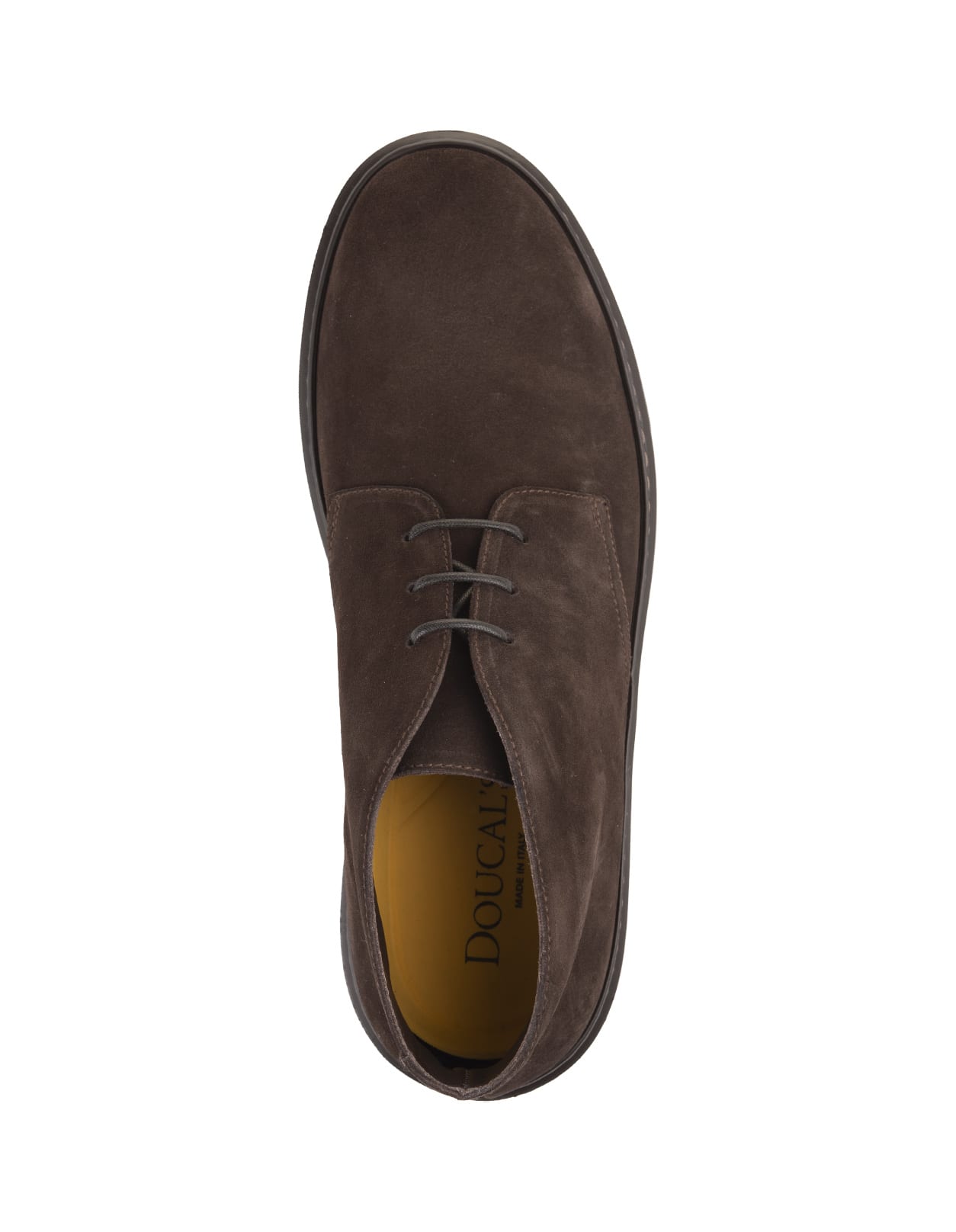 Shop Doucal's Brown Suede Chukka Ankle Boots